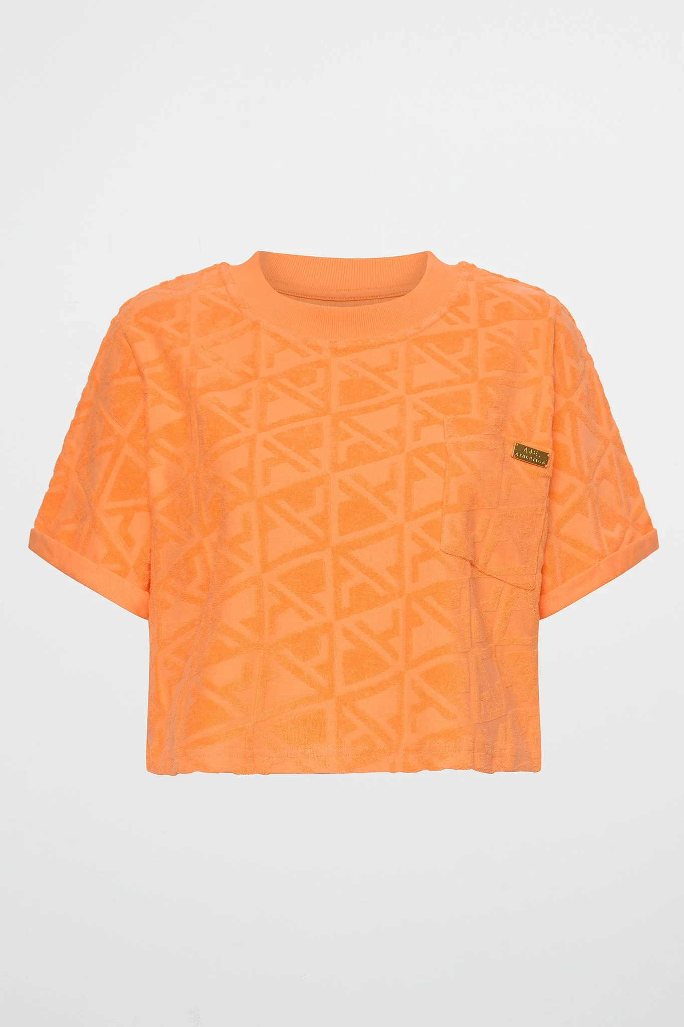 Terry Cropped Tee 416 - Image 2