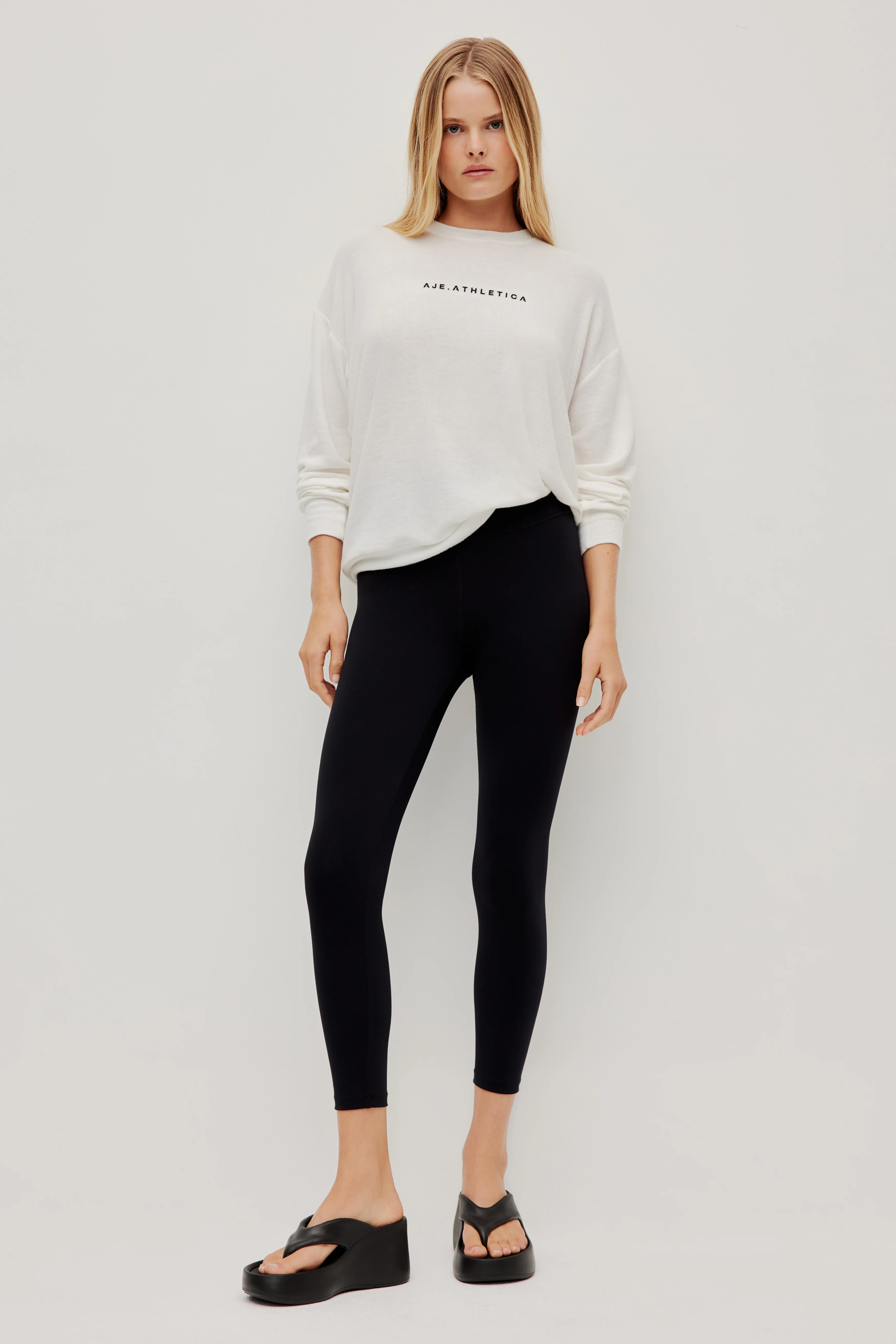 Textured Long Sleeve Tee