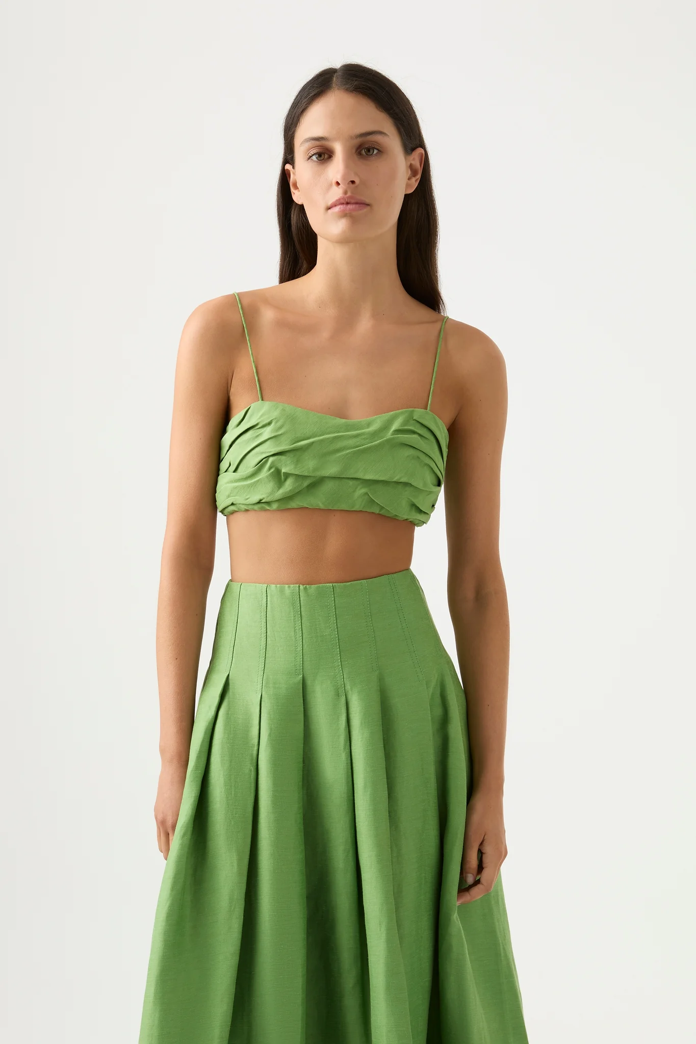 Thea Draped Twist Crop Top - Image 3