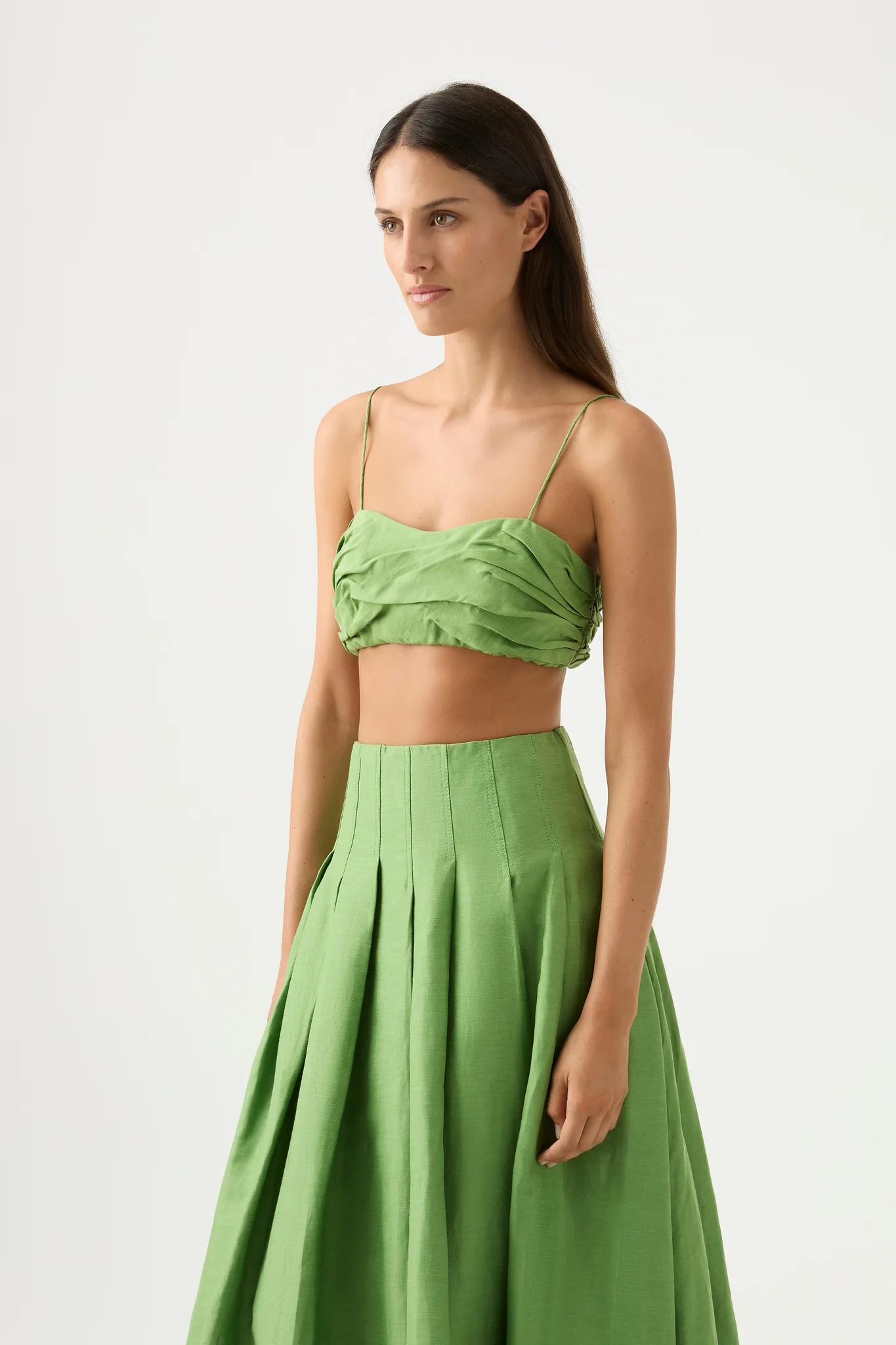 Thea Draped Twist Crop Top - Image 5