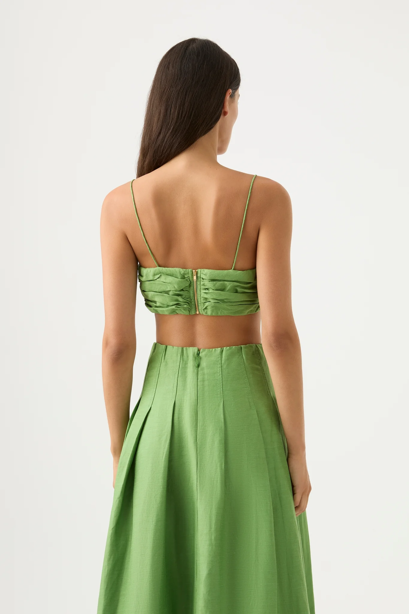Thea Draped Twist Crop Top - Image 6