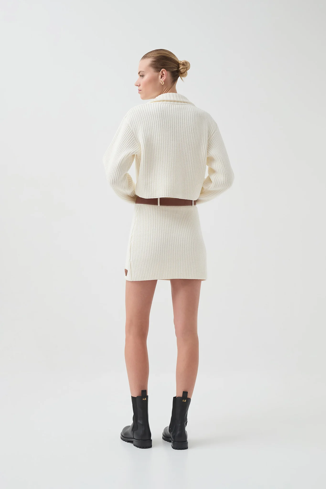 Thea Knit Mini Skirt - Image 6