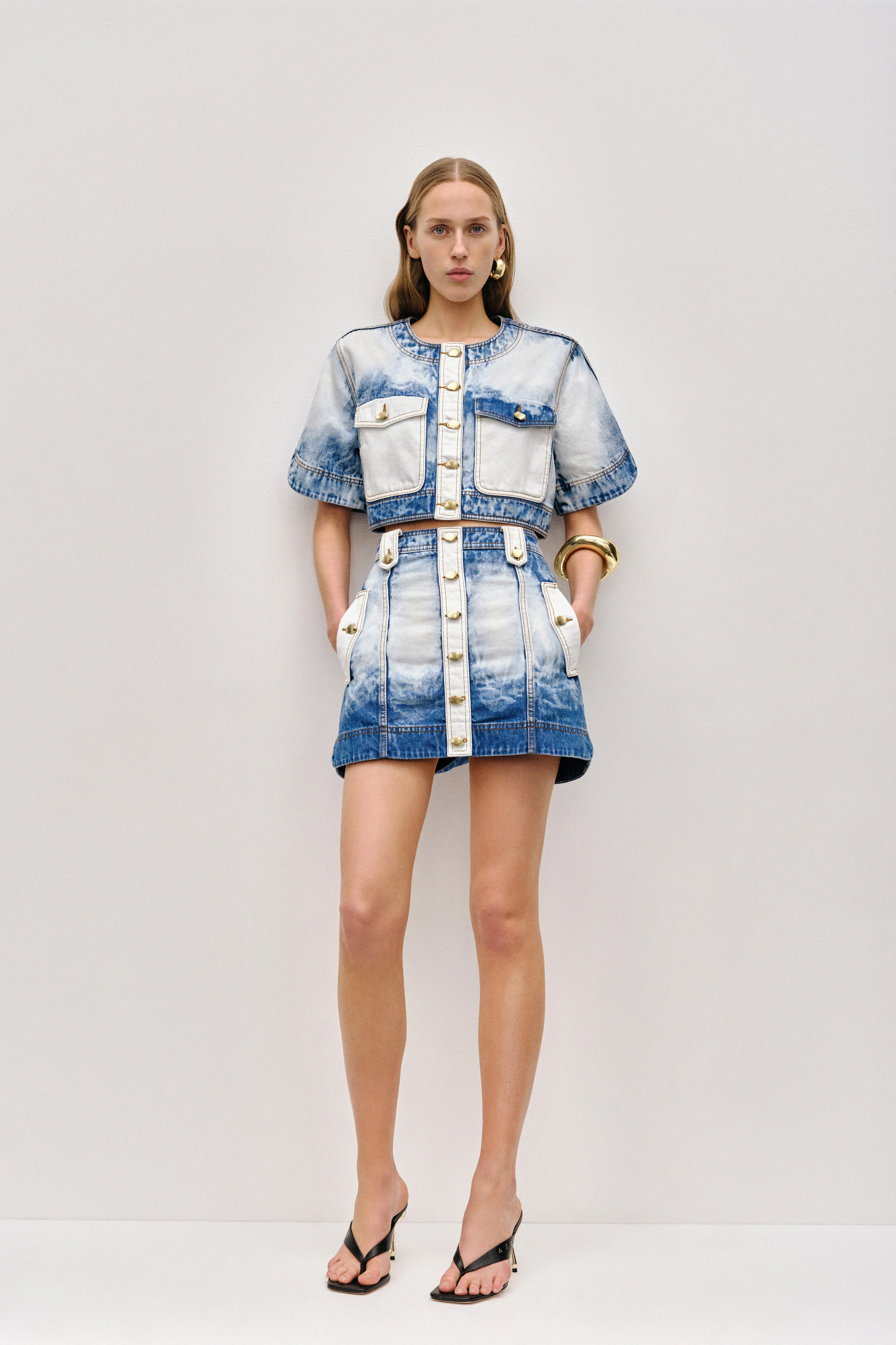 Tides Denim Mini Skirt - Image 3