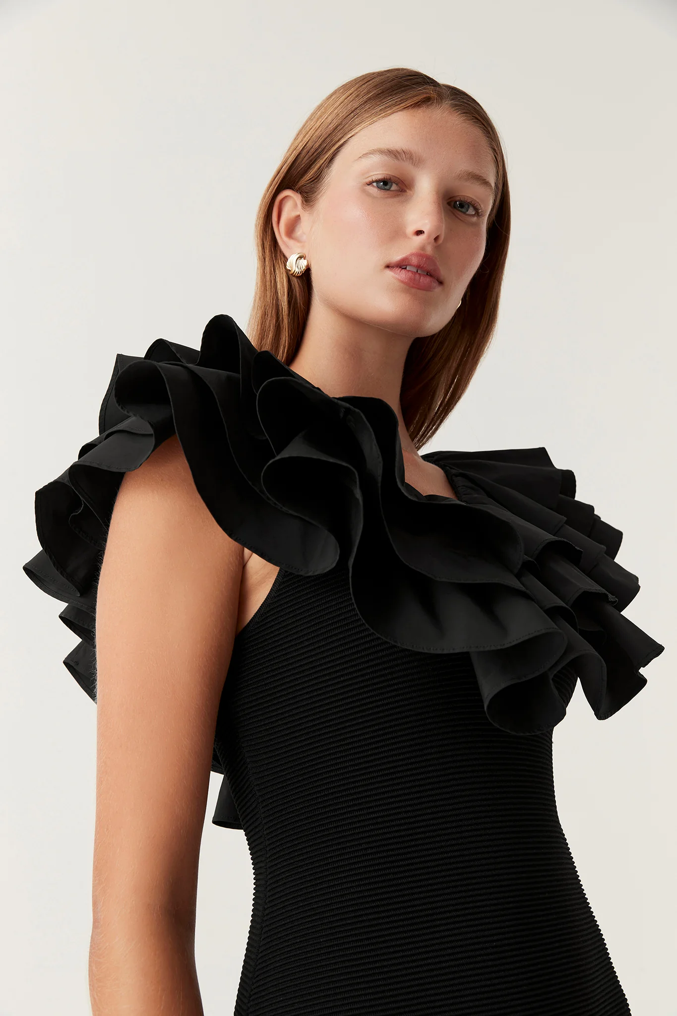 Transcendent Ruffle Midi Dress - Image 4