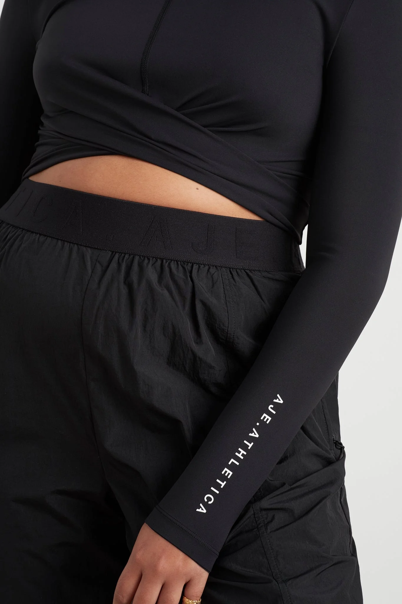 Twist Front Long Sleeve Crop Top 328 - Image 13