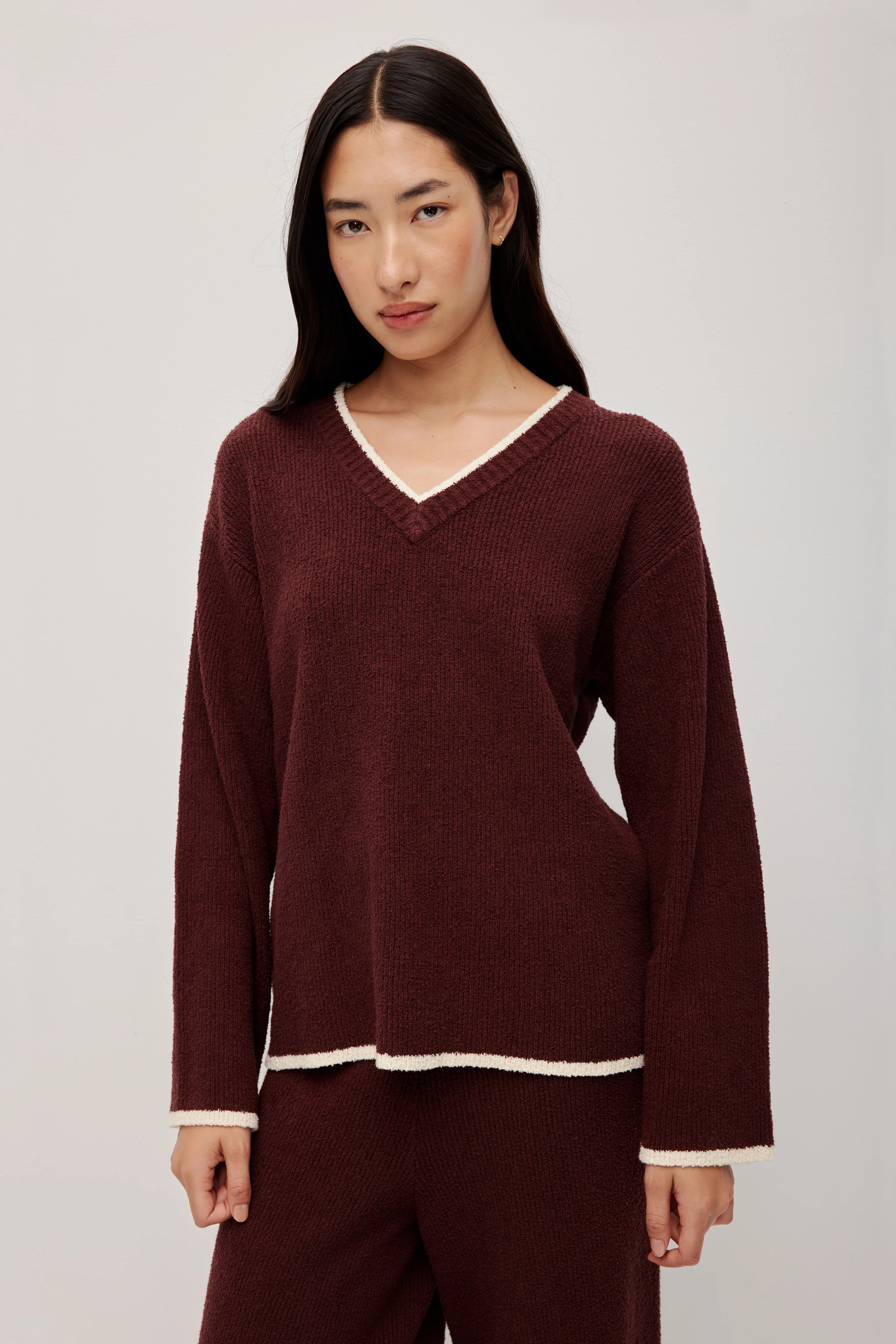 V-Neck Knit Jumper - Image 3