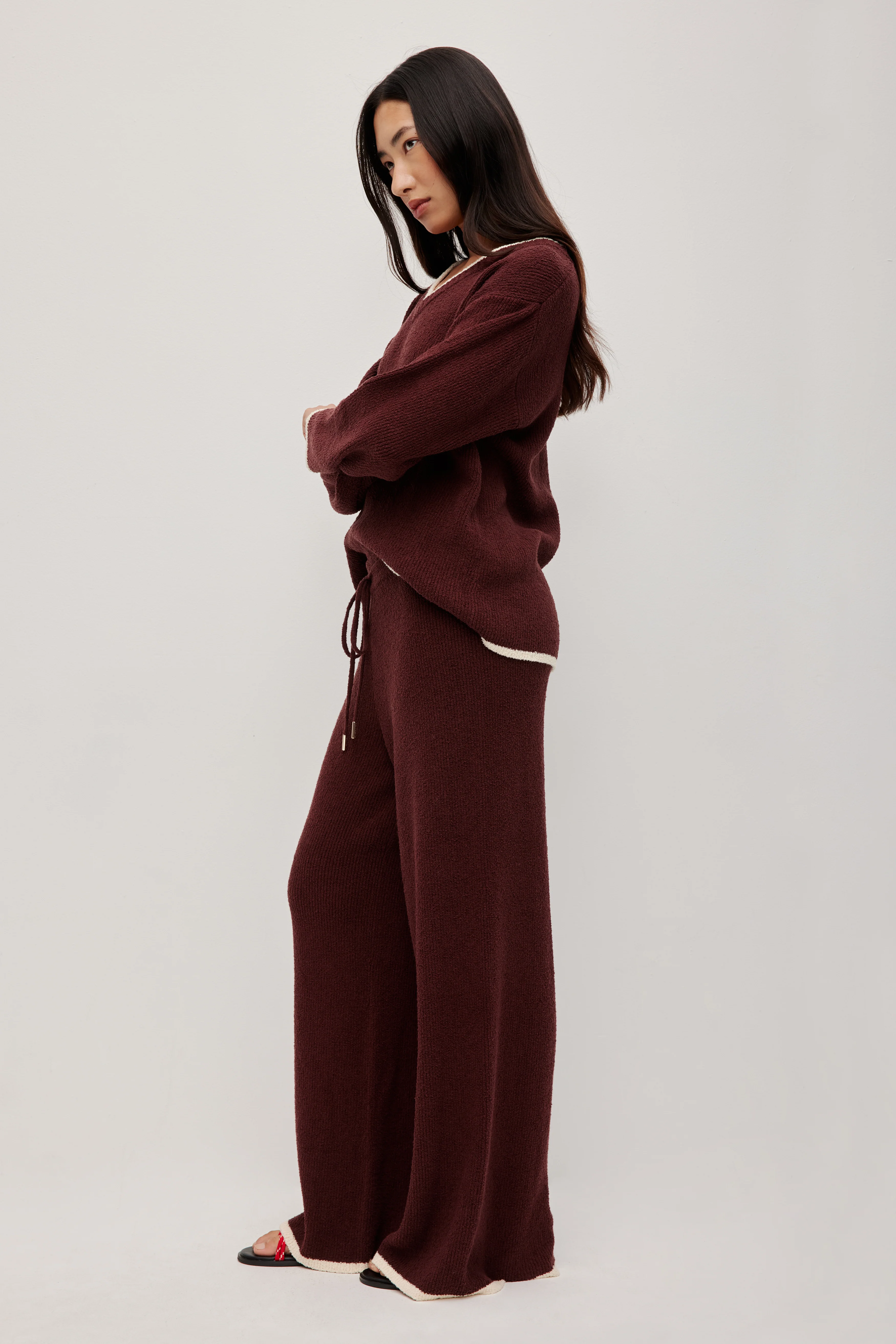V-Neck Knit Jumper - Image 6