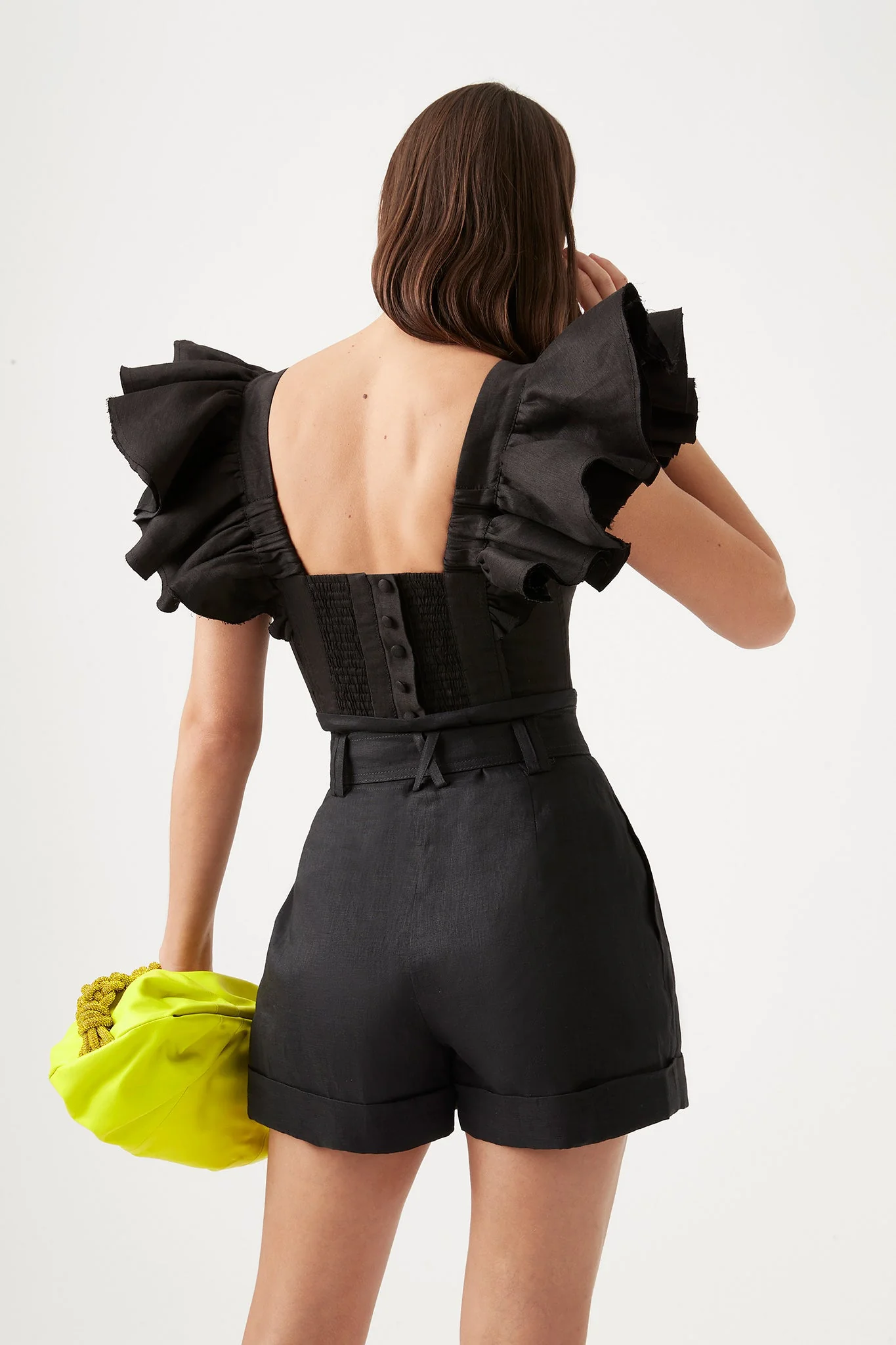 Vanades Frill Crop Top - Image 5