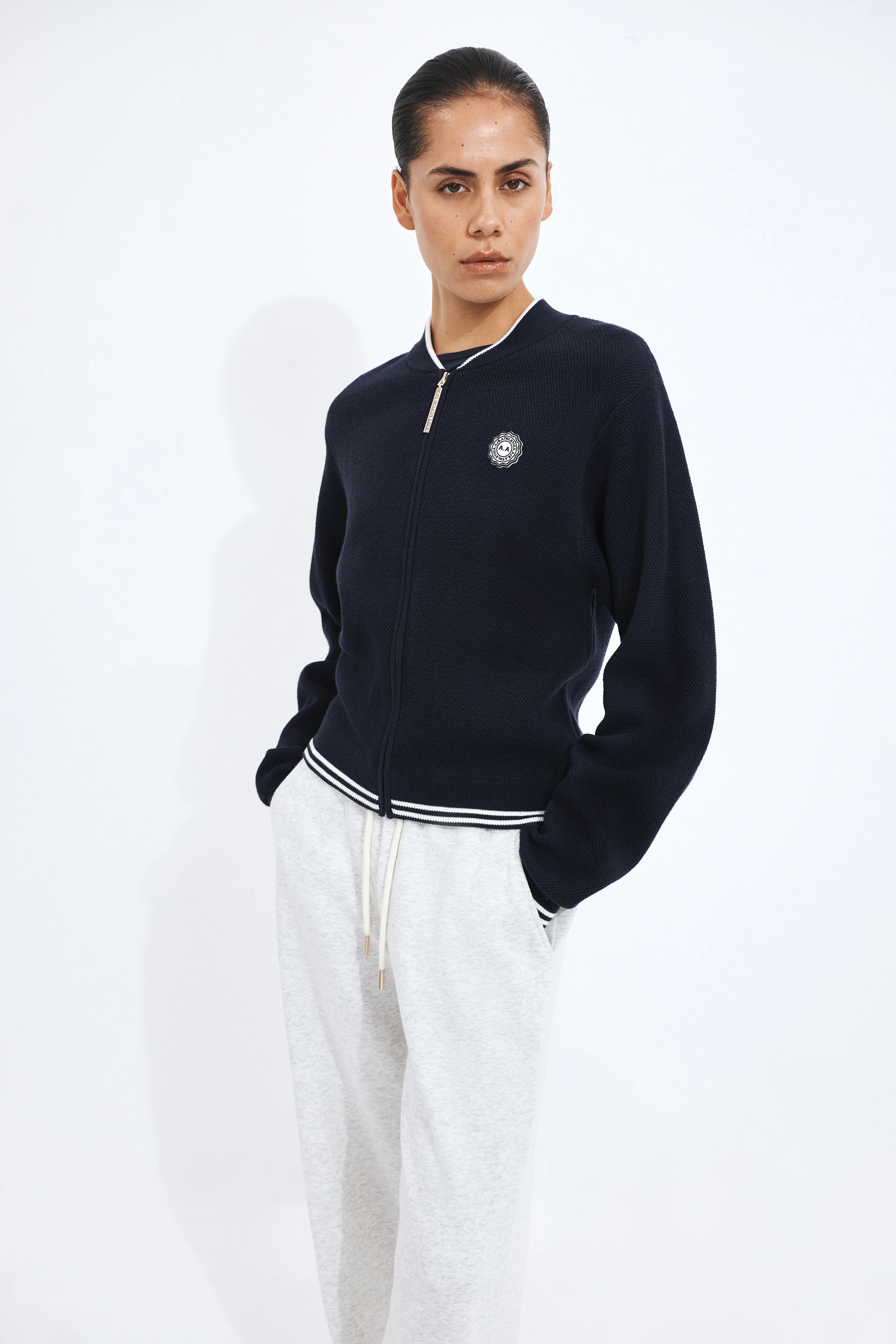 Varsity Knit Jacket