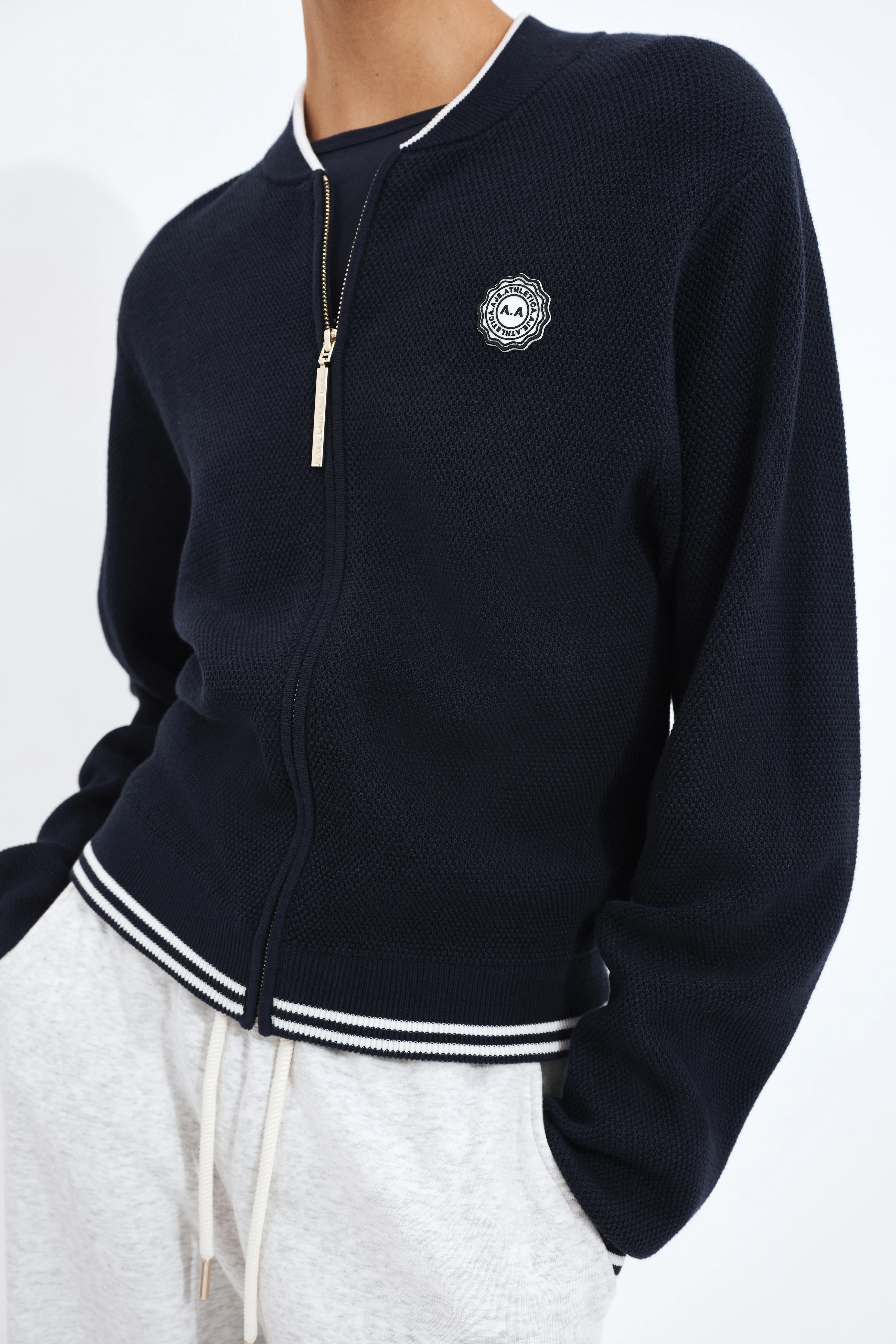 Varsity Knit Jacket - Image 4