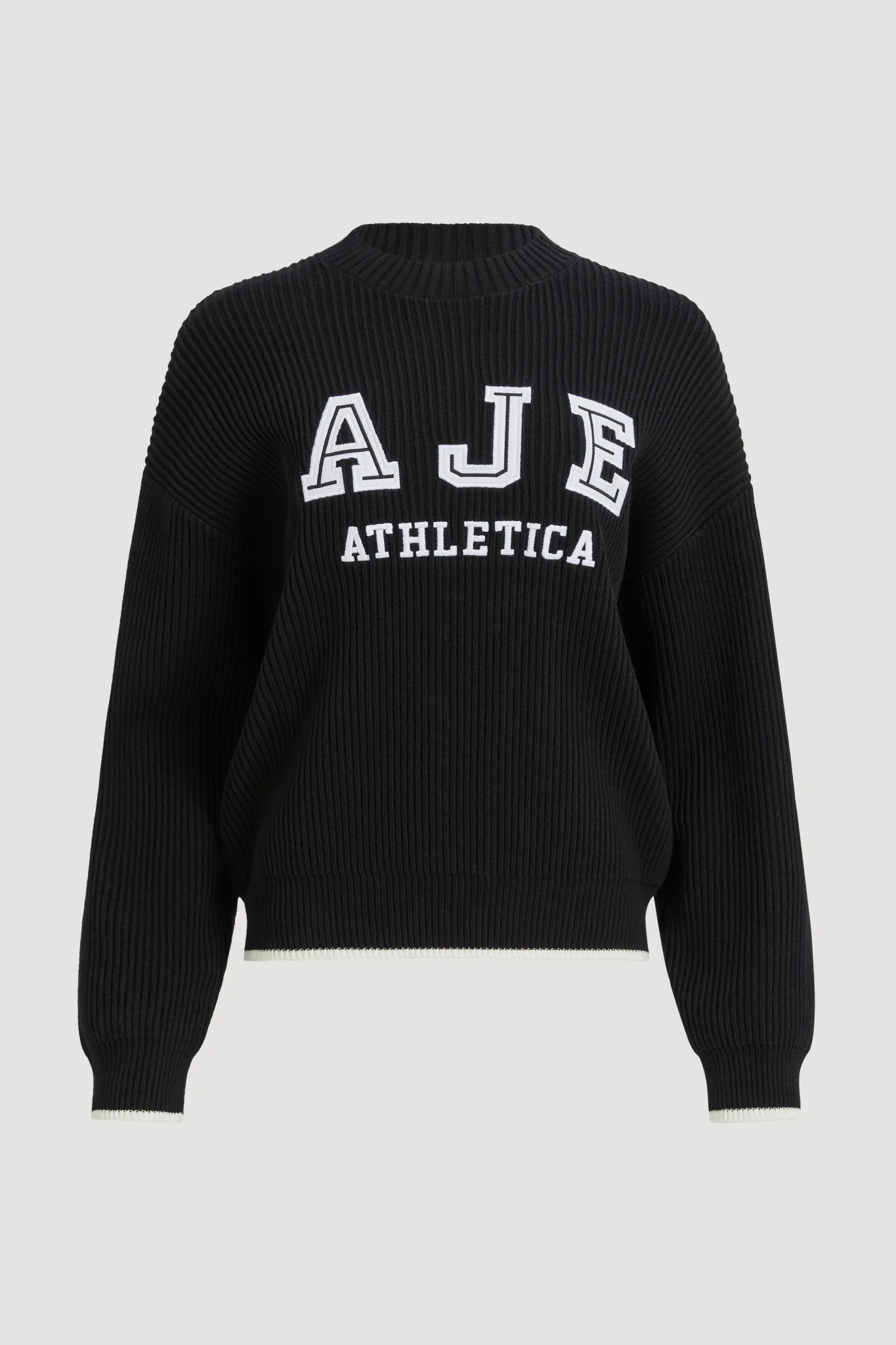 Varsity Logo Rib Jumper - Image 2