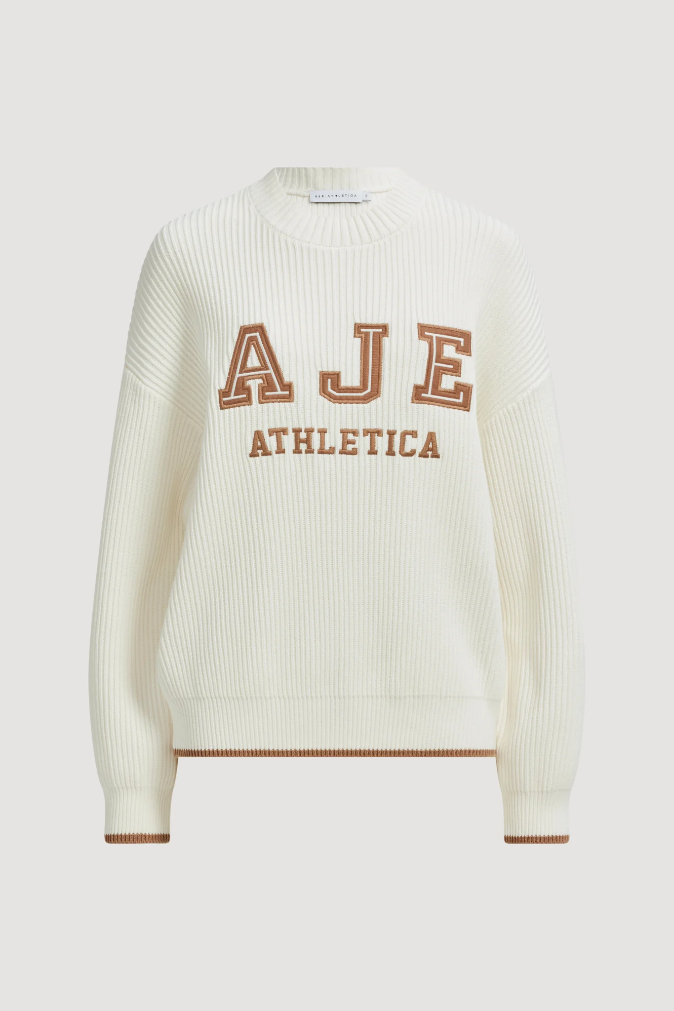 Varsity Logo Rib Jumper - Image 2