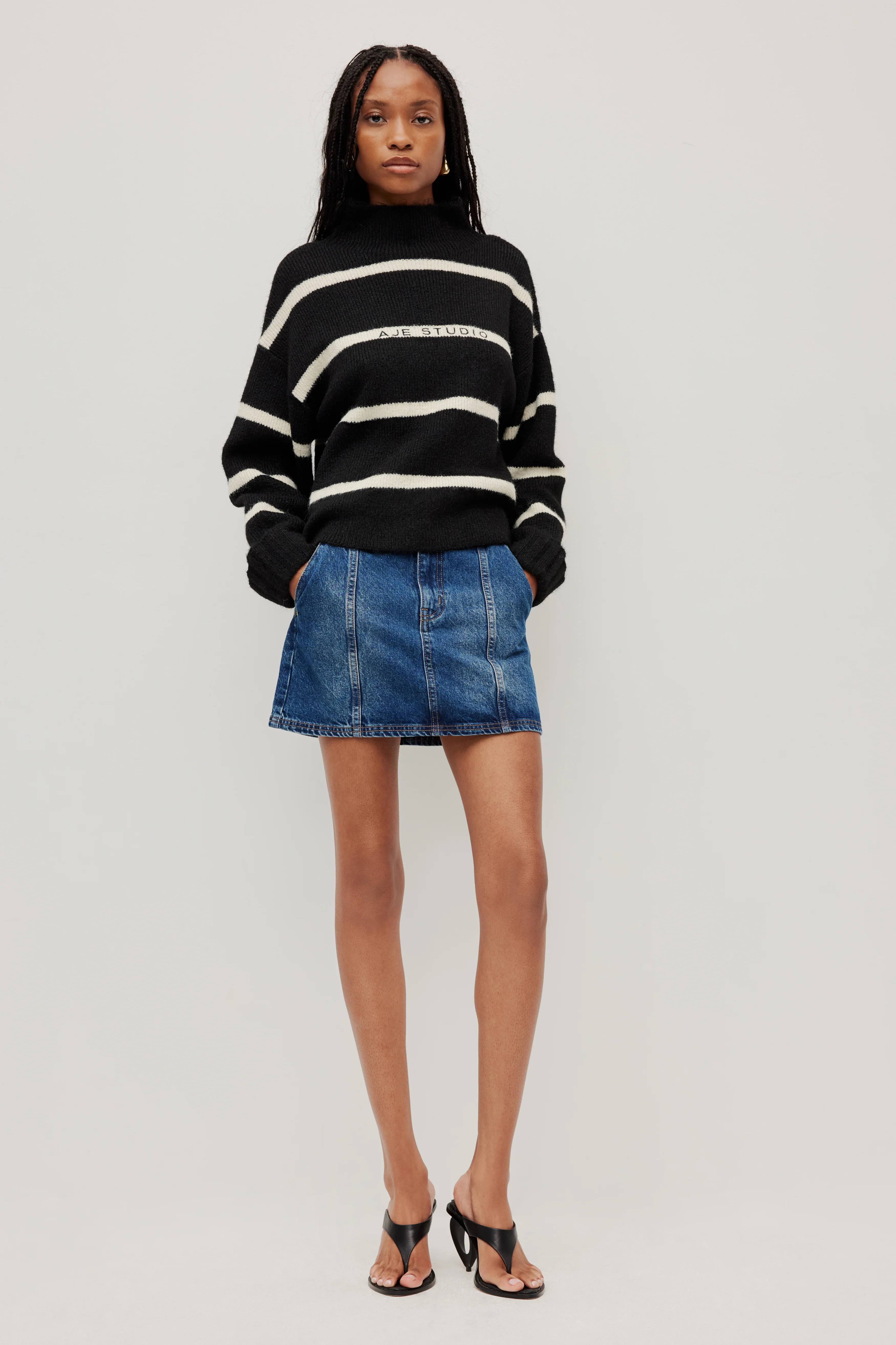 Violet Stripe Jumper