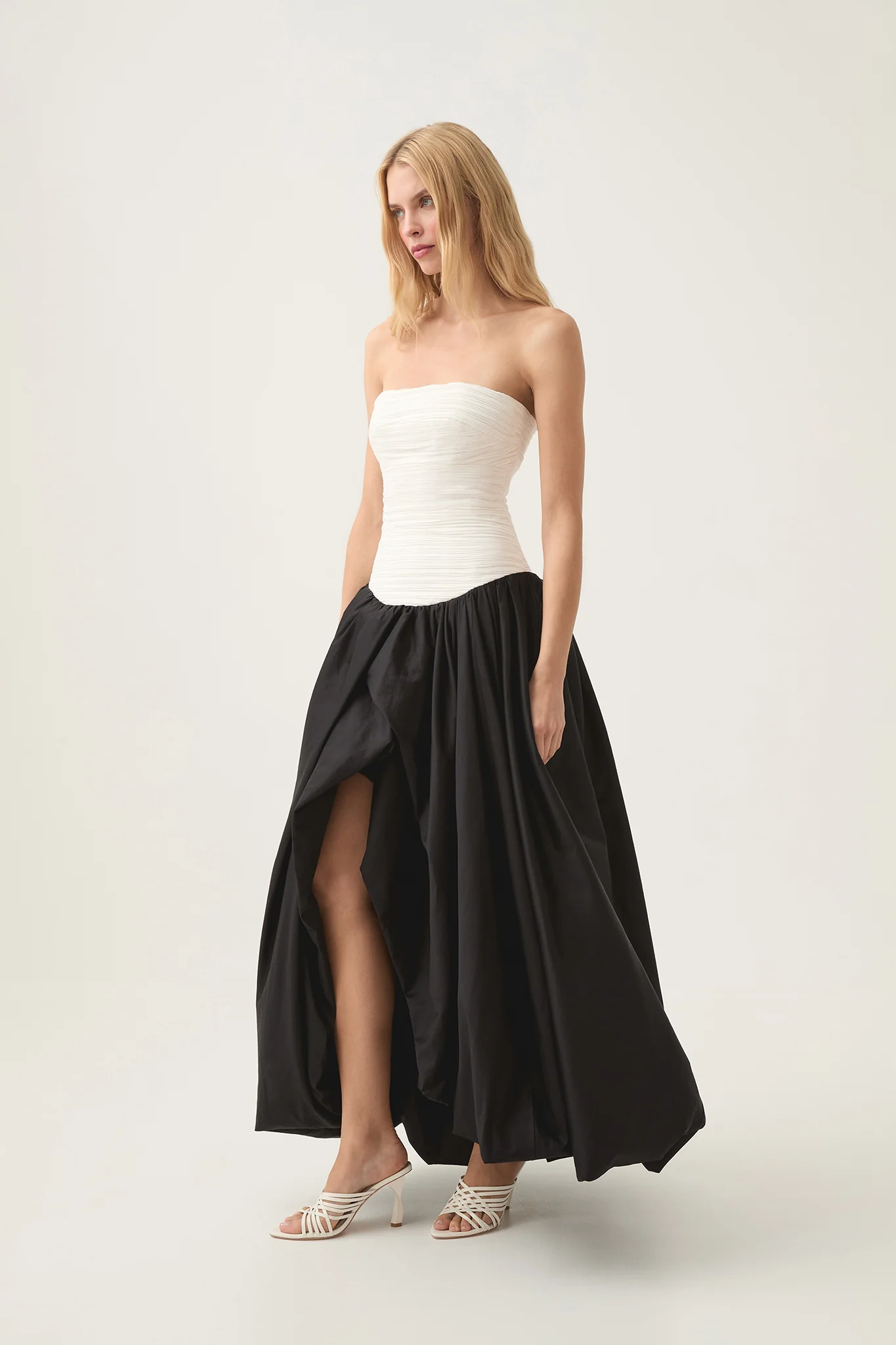 Violette Bubble Hem Maxi Drs - Image 5