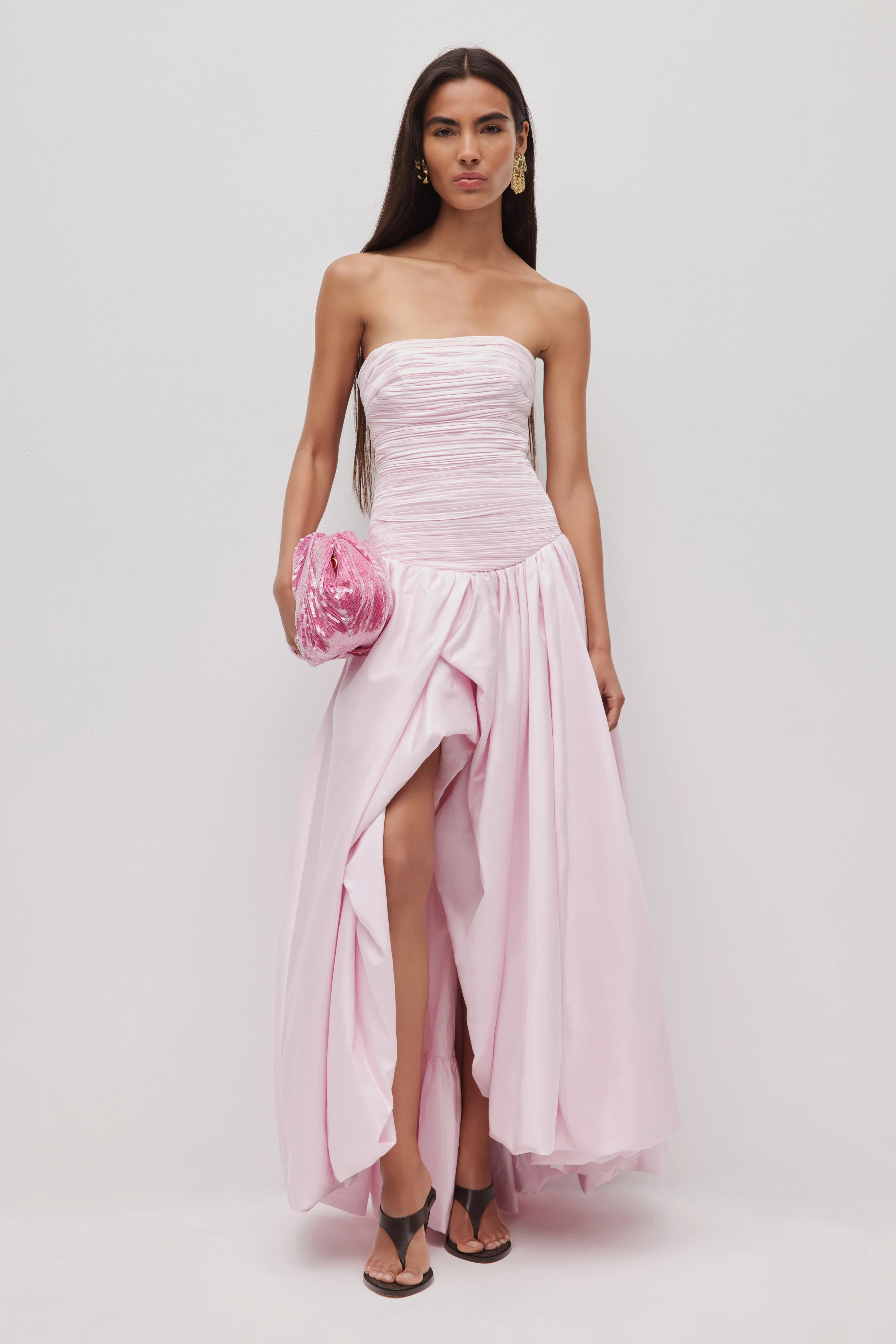 Violette Bubble Hem Maxi Drs - Image 7