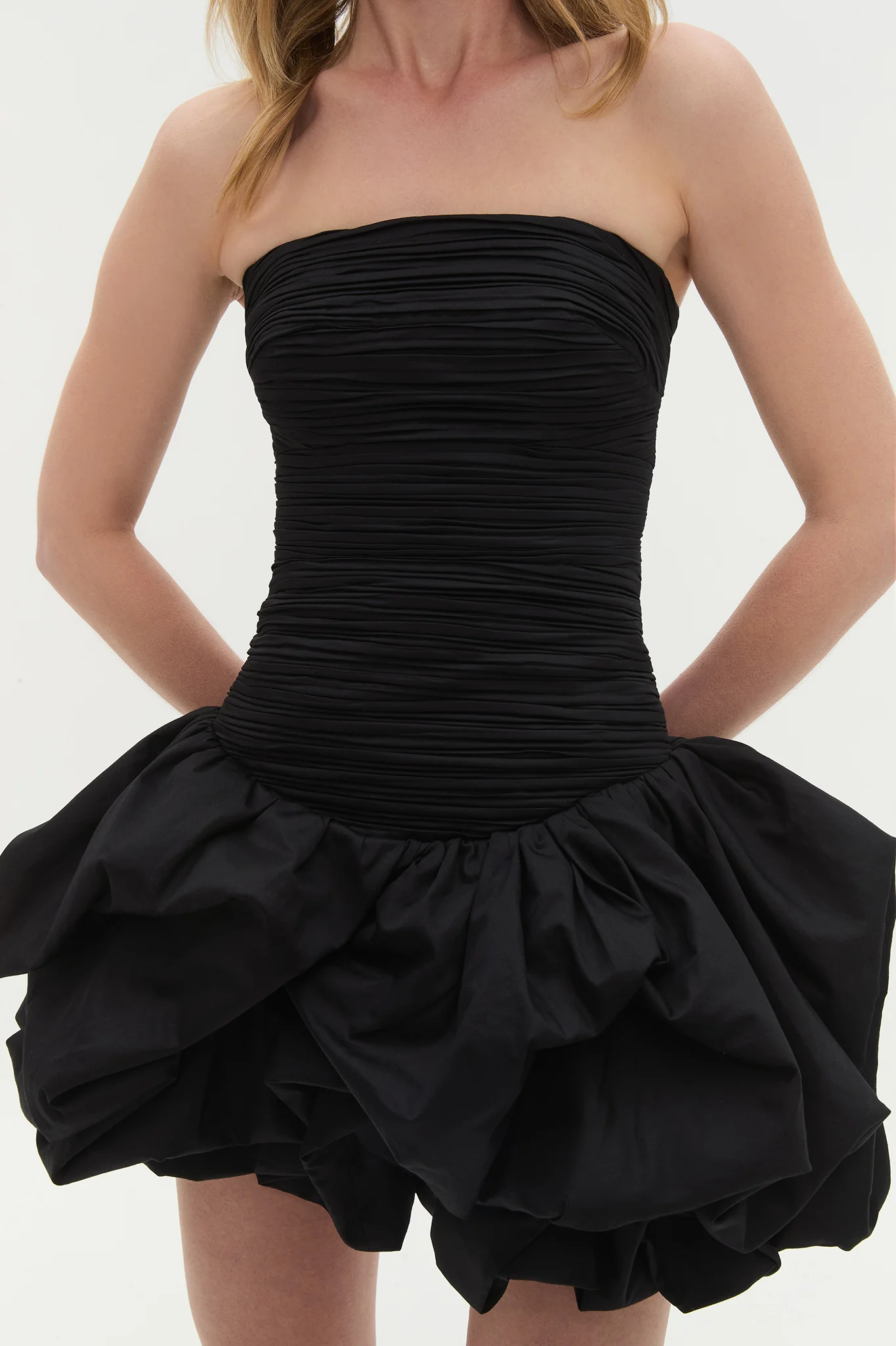 Violette Bubble Hem Mini Dress - Image 3