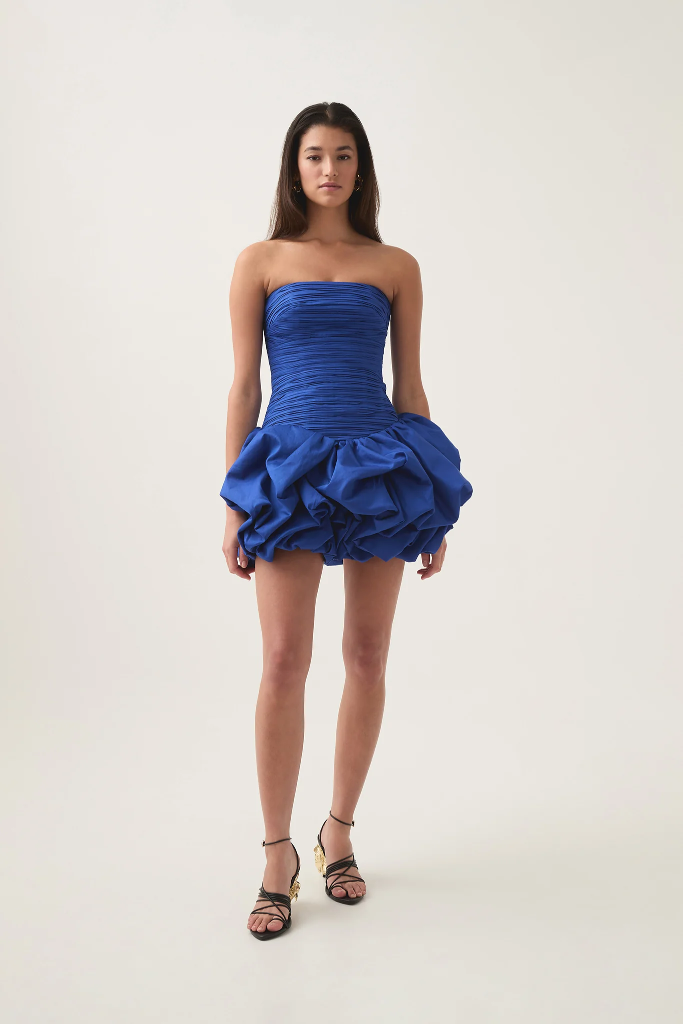 Violette Bubble Hem Mini Dress - Image 5