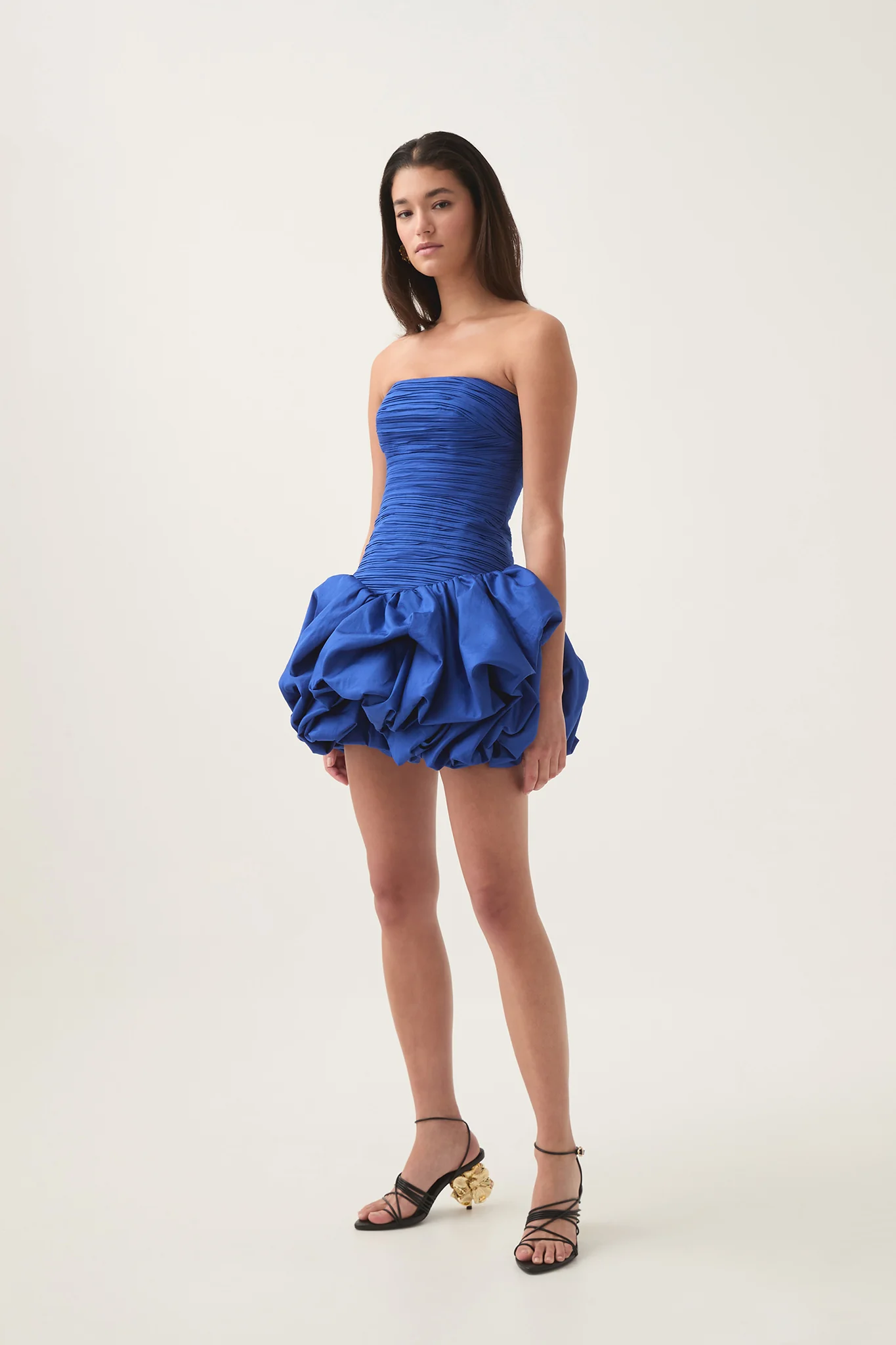 Violette Bubble Hem Mini Dress - Image 6