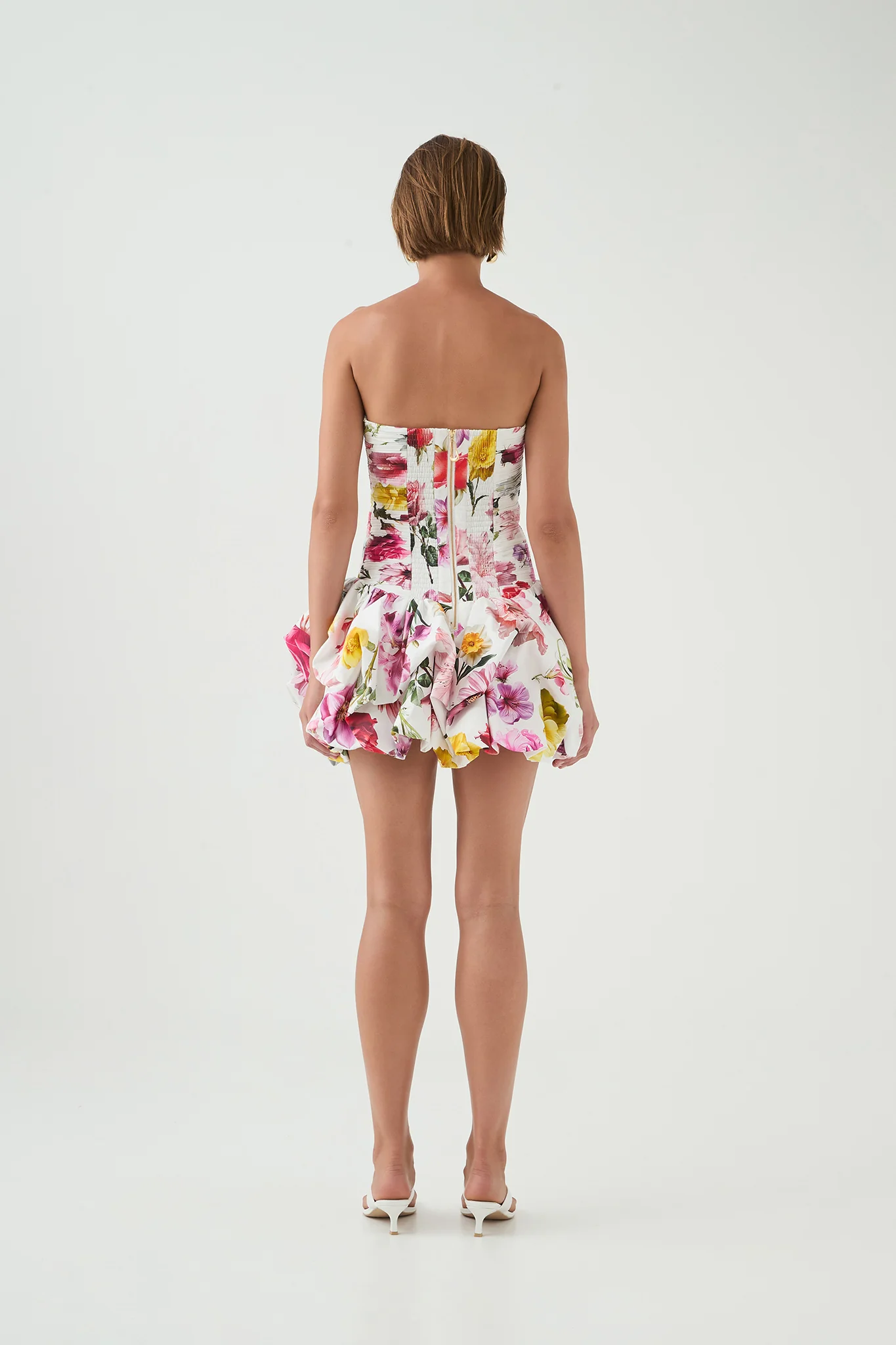 Violette Bubble Hem Mini Dress - Image 5
