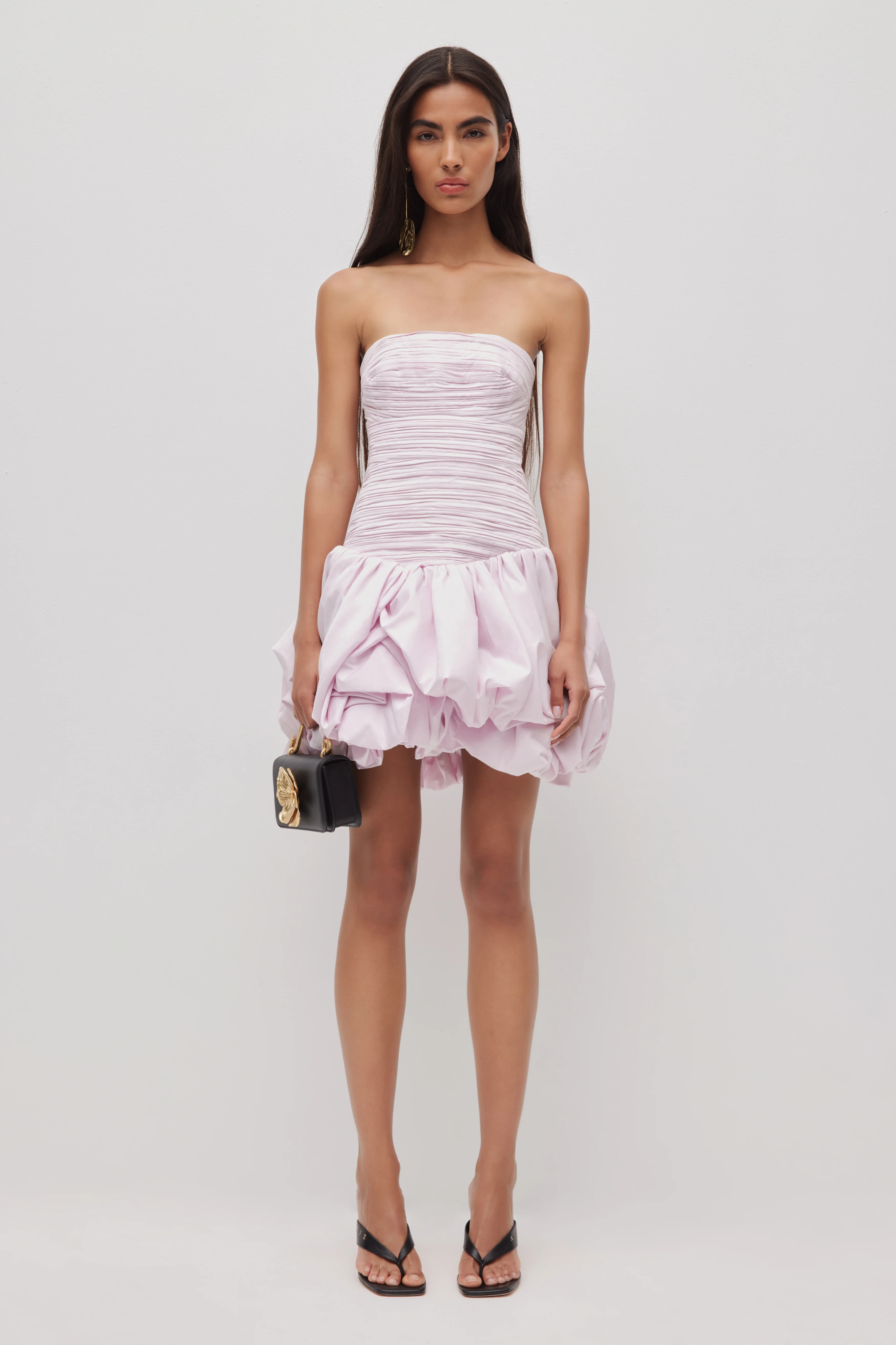 Violette Bubble Hem Mini Dress - Image 8