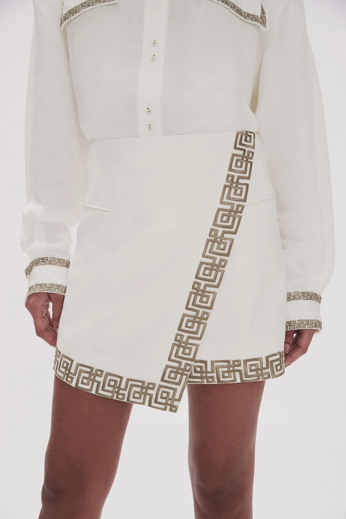 Voyager Embroidered Mini Skirt - Image 4