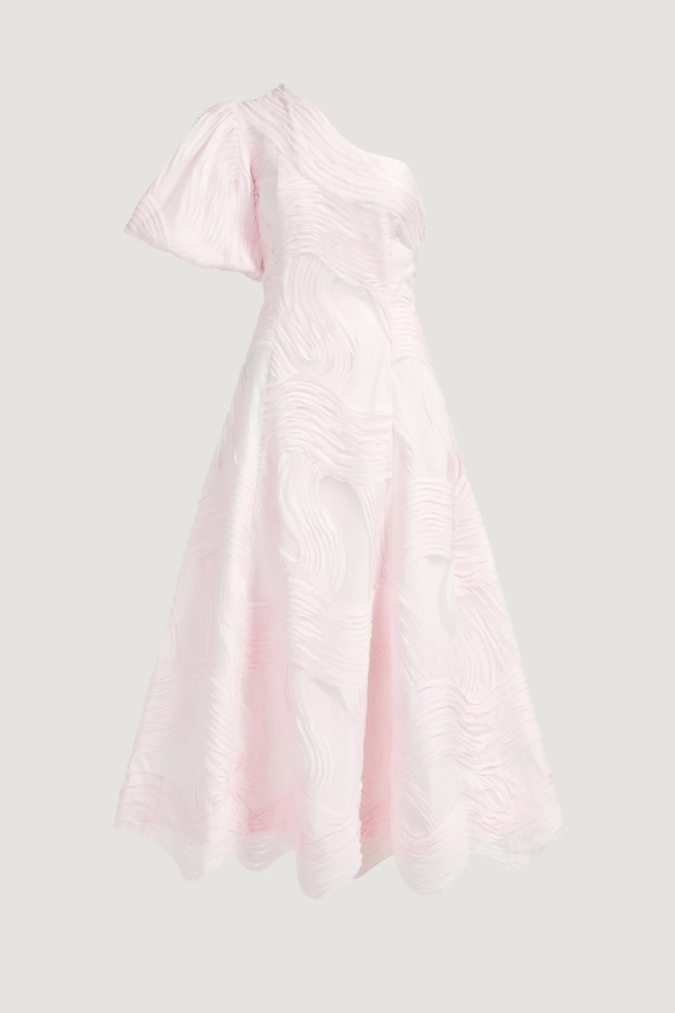 Wave One Shoulder Dress - Image 2