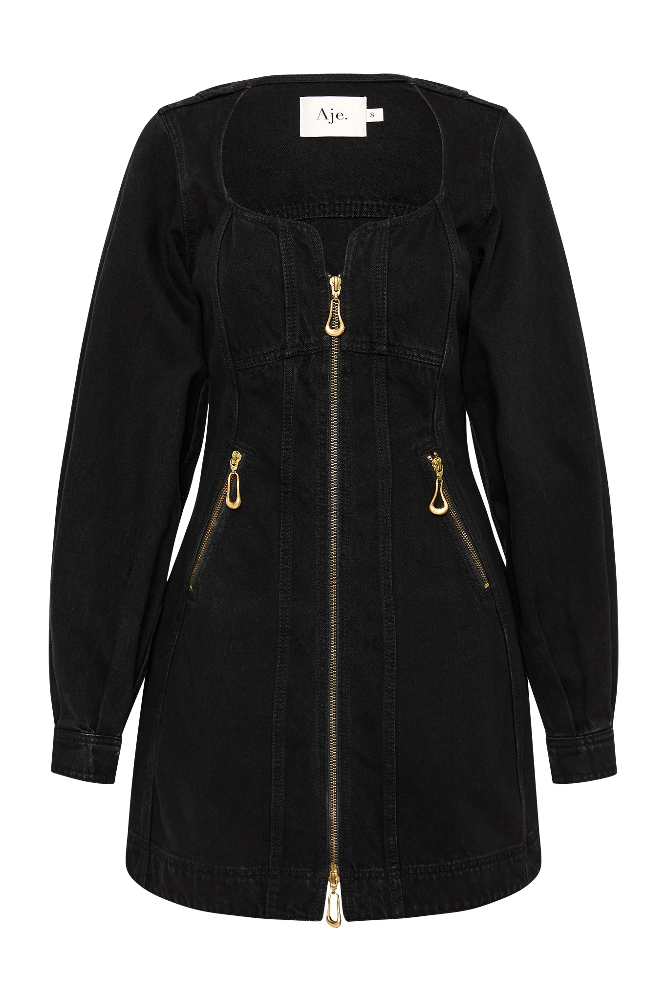 Willa Denim Mini Dress - Image 2