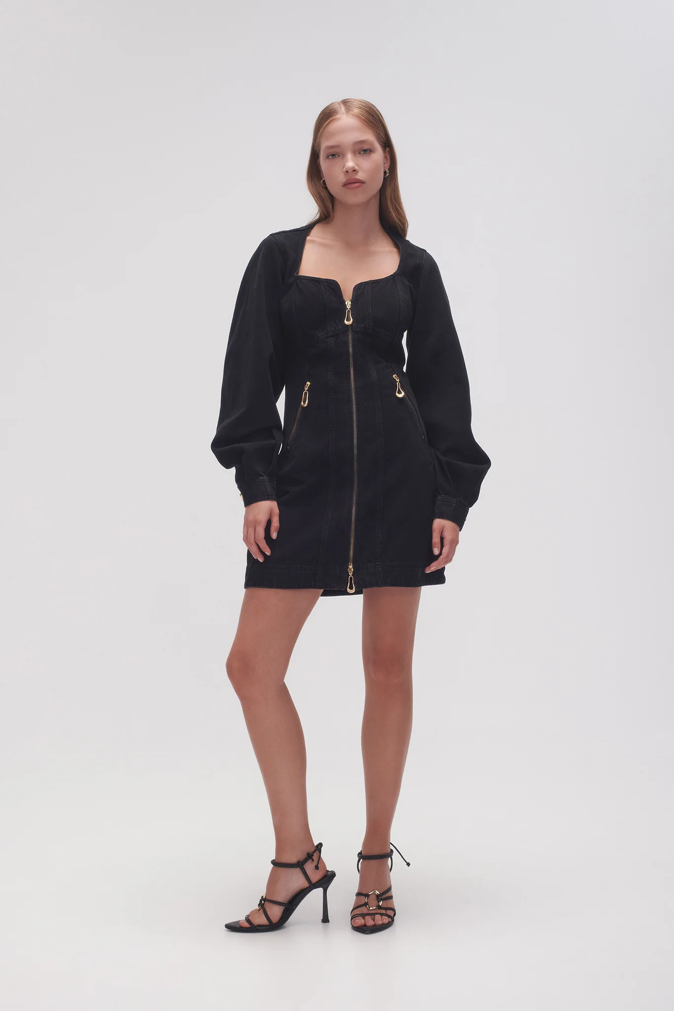 Willa Denim Mini Dress - Image 5