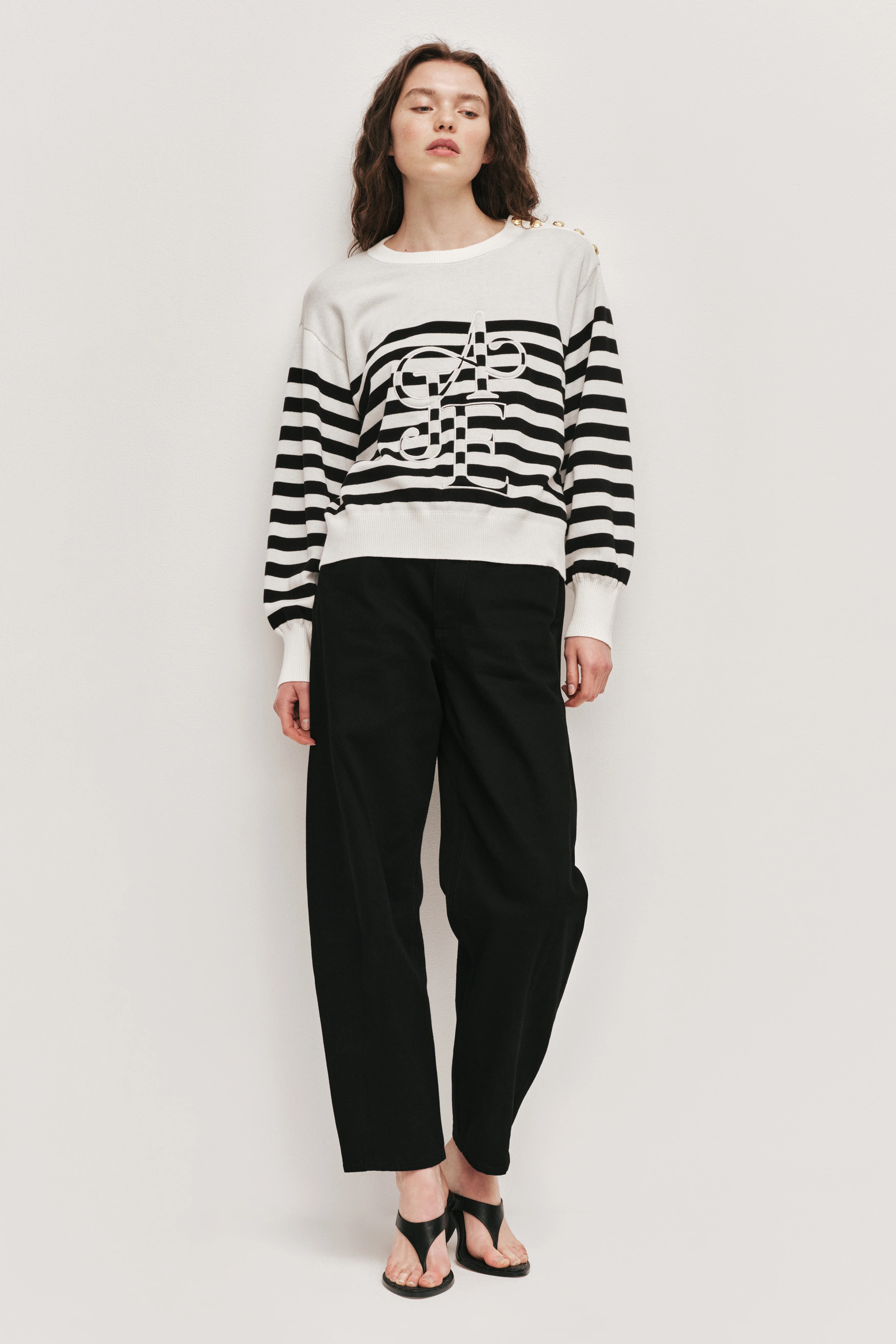 Zara Logo Knit Jumper