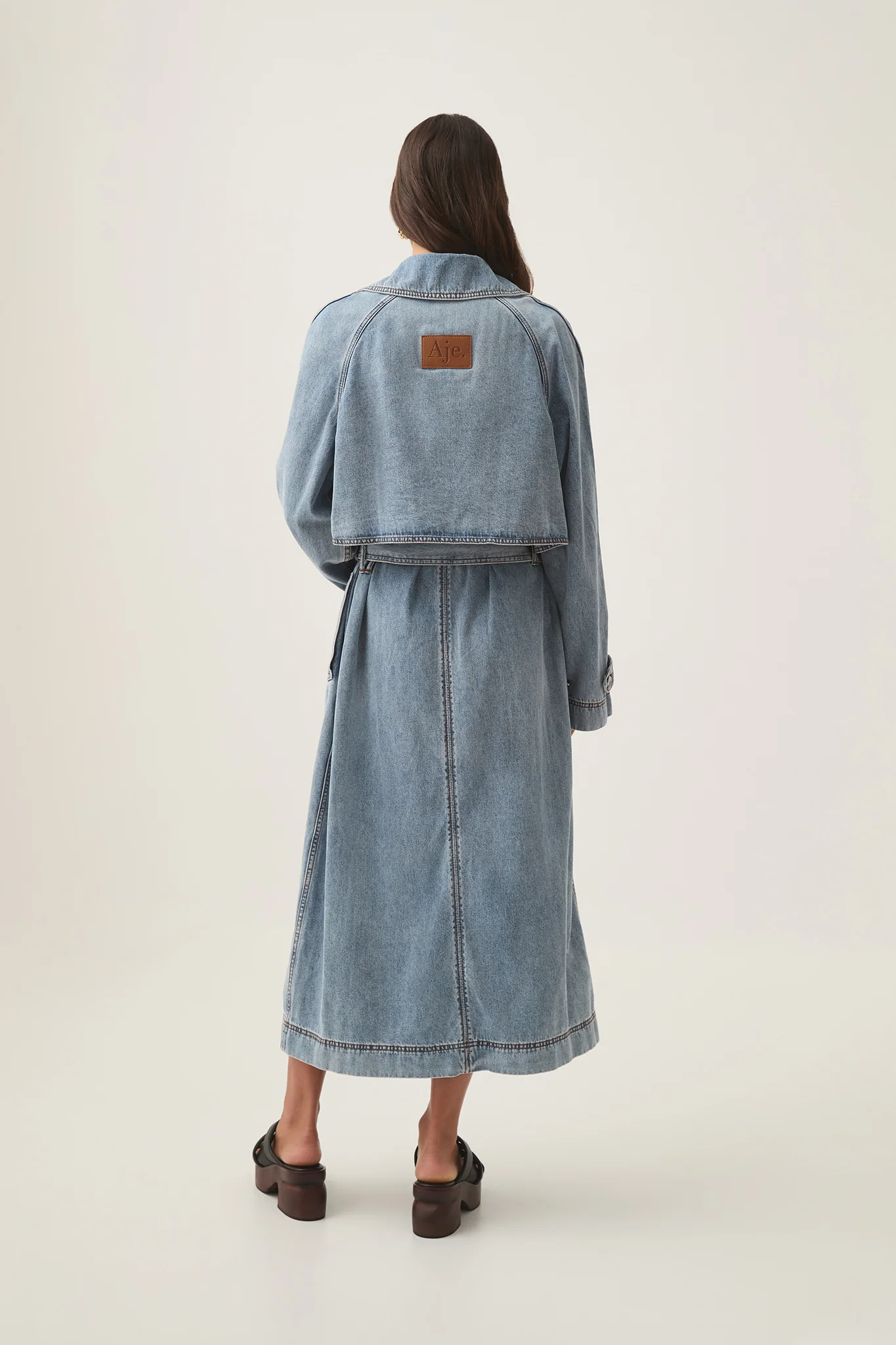 Zariah Denim Trench - Image 10