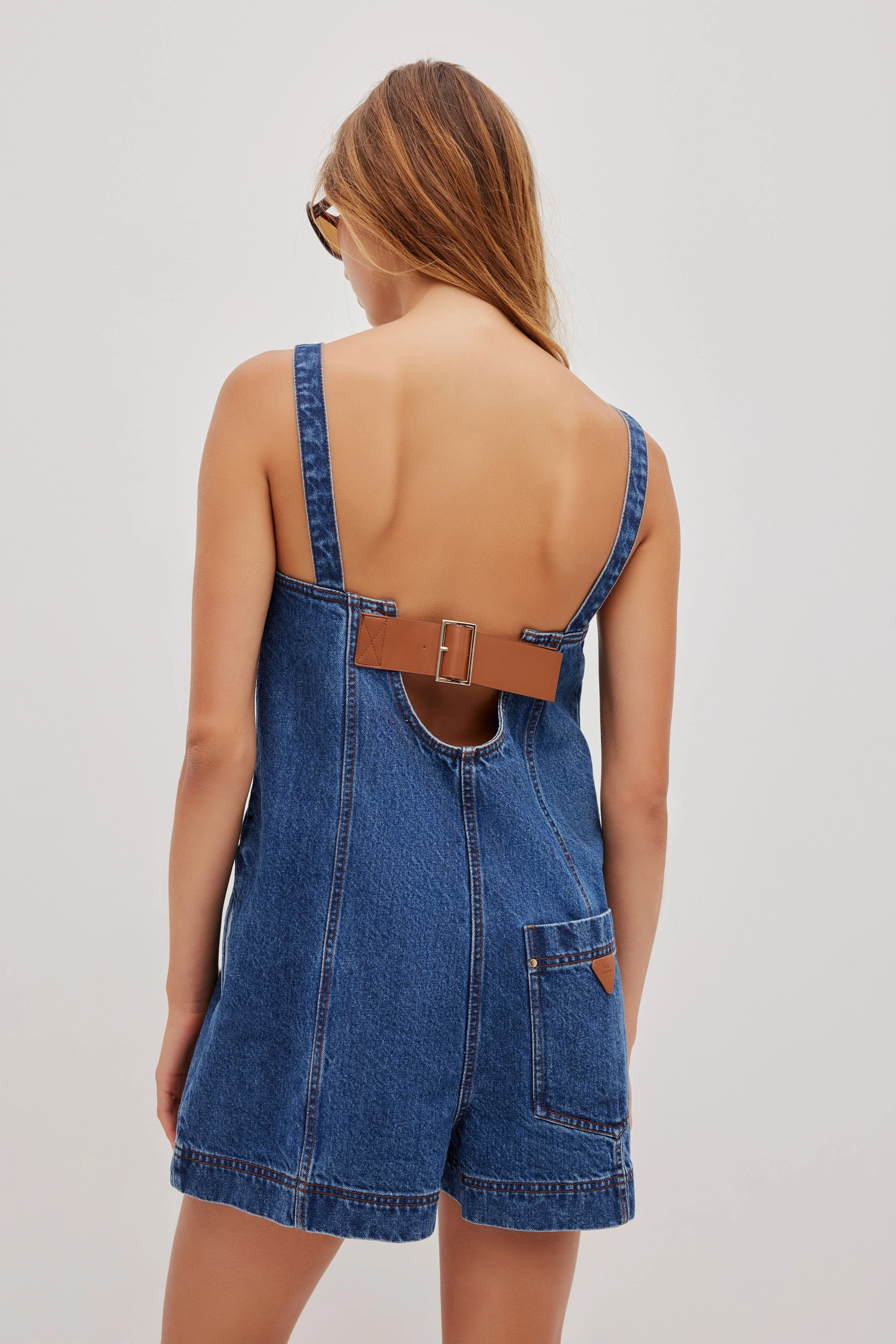Zella Denim Playsuit - Image 8