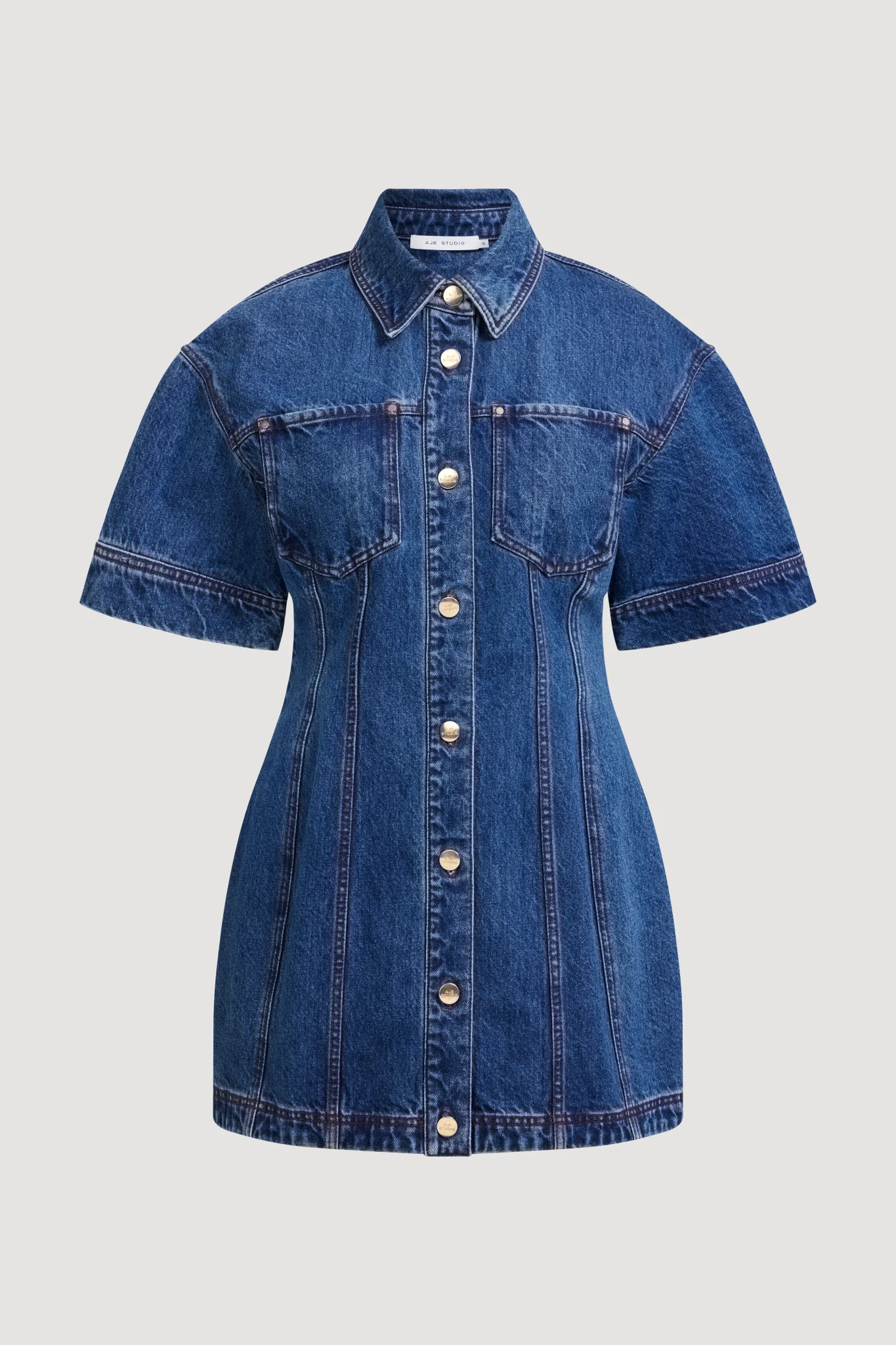 Zella Panel Shirt Dress - Image 2