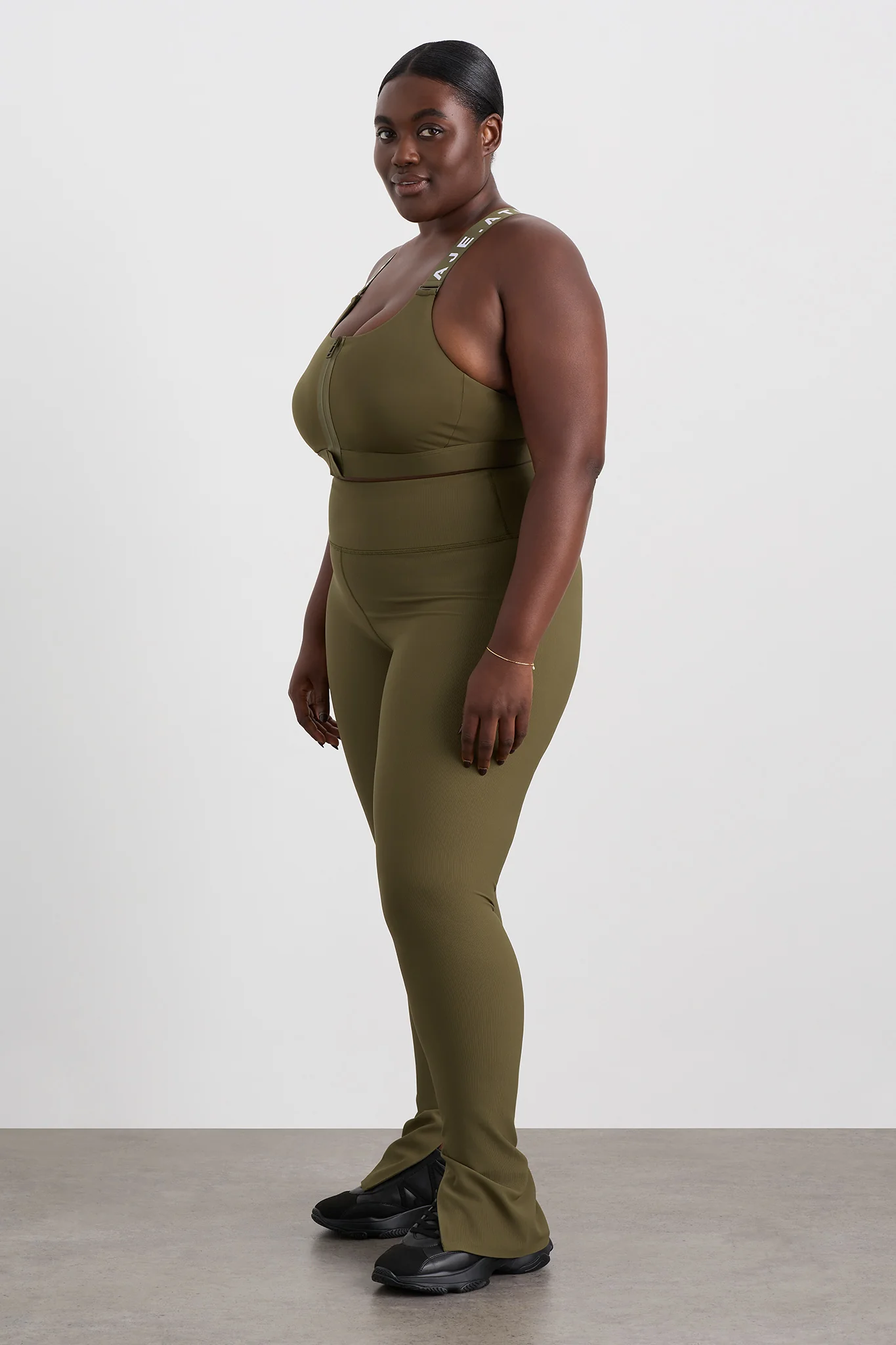 Zip Hem Full Length Legging 205 - Image 10