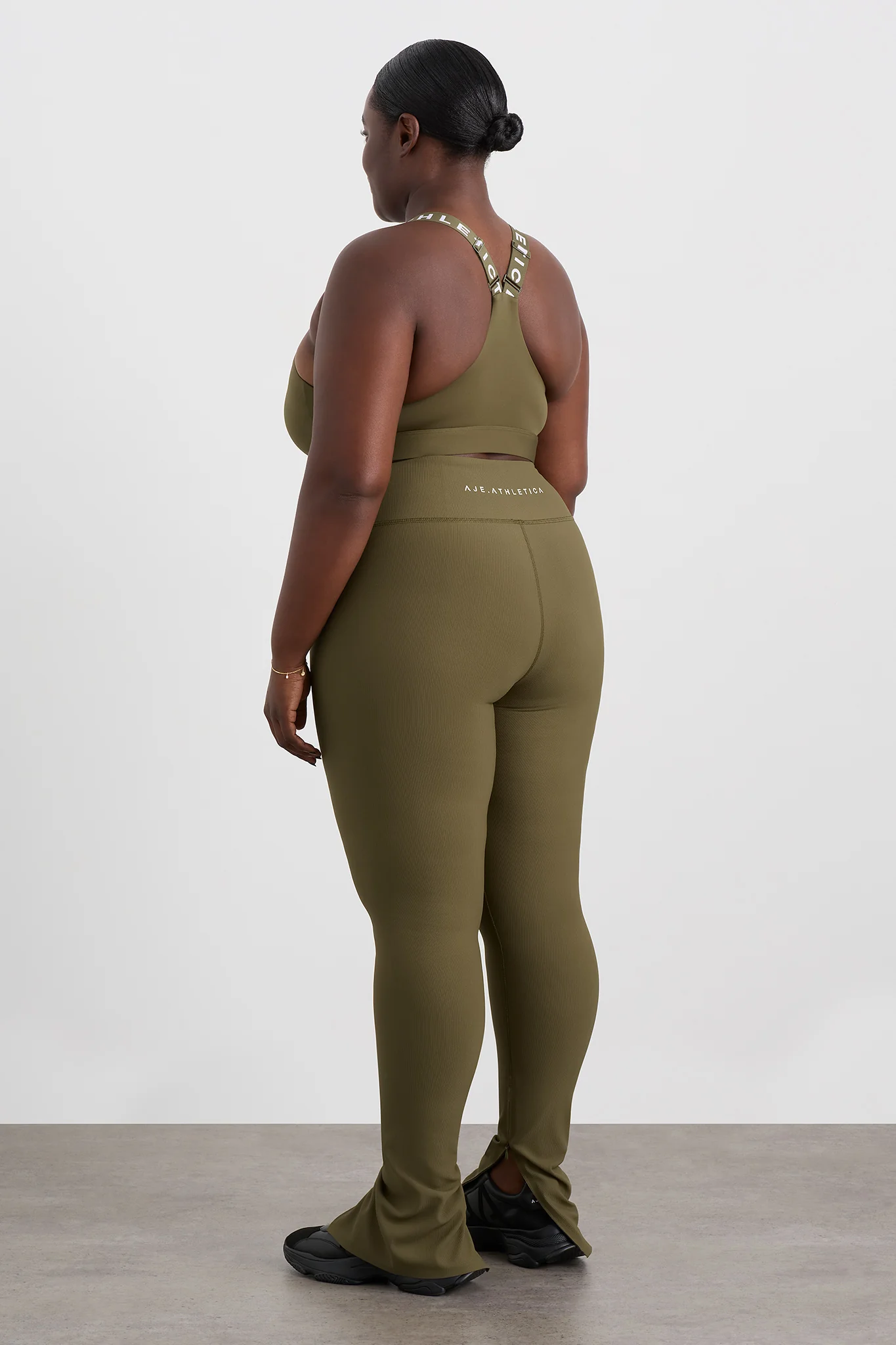 Zip Hem Full Length Legging 205 - Image 13
