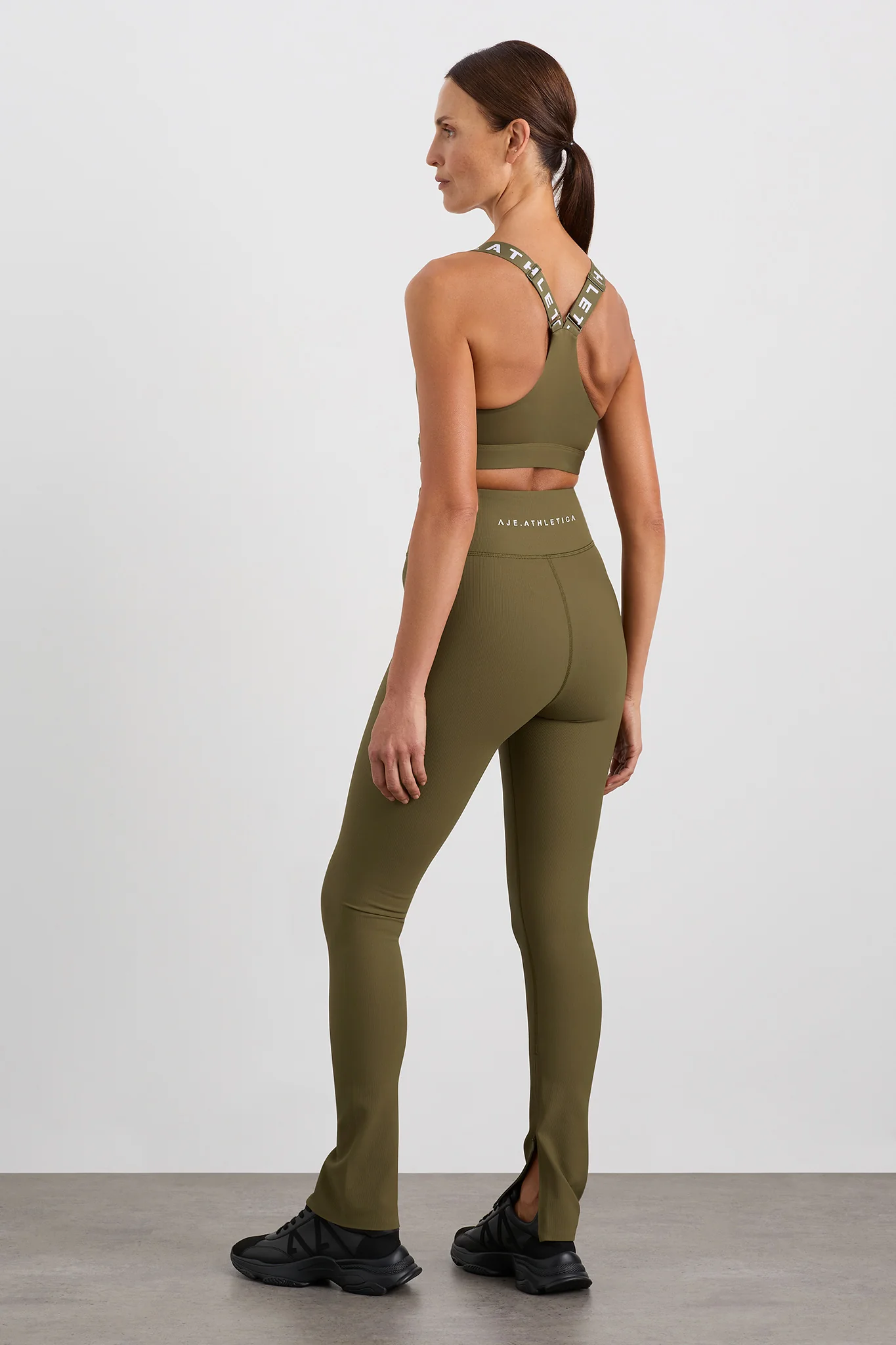 Zip Hem Full Length Legging 205 - Image 5