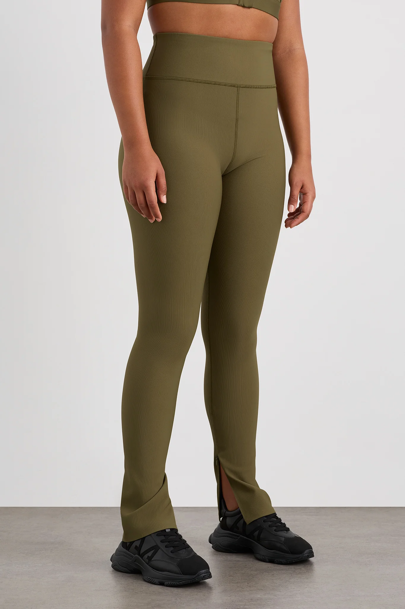 Zip Hem Full Length Legging 205 - Image 7