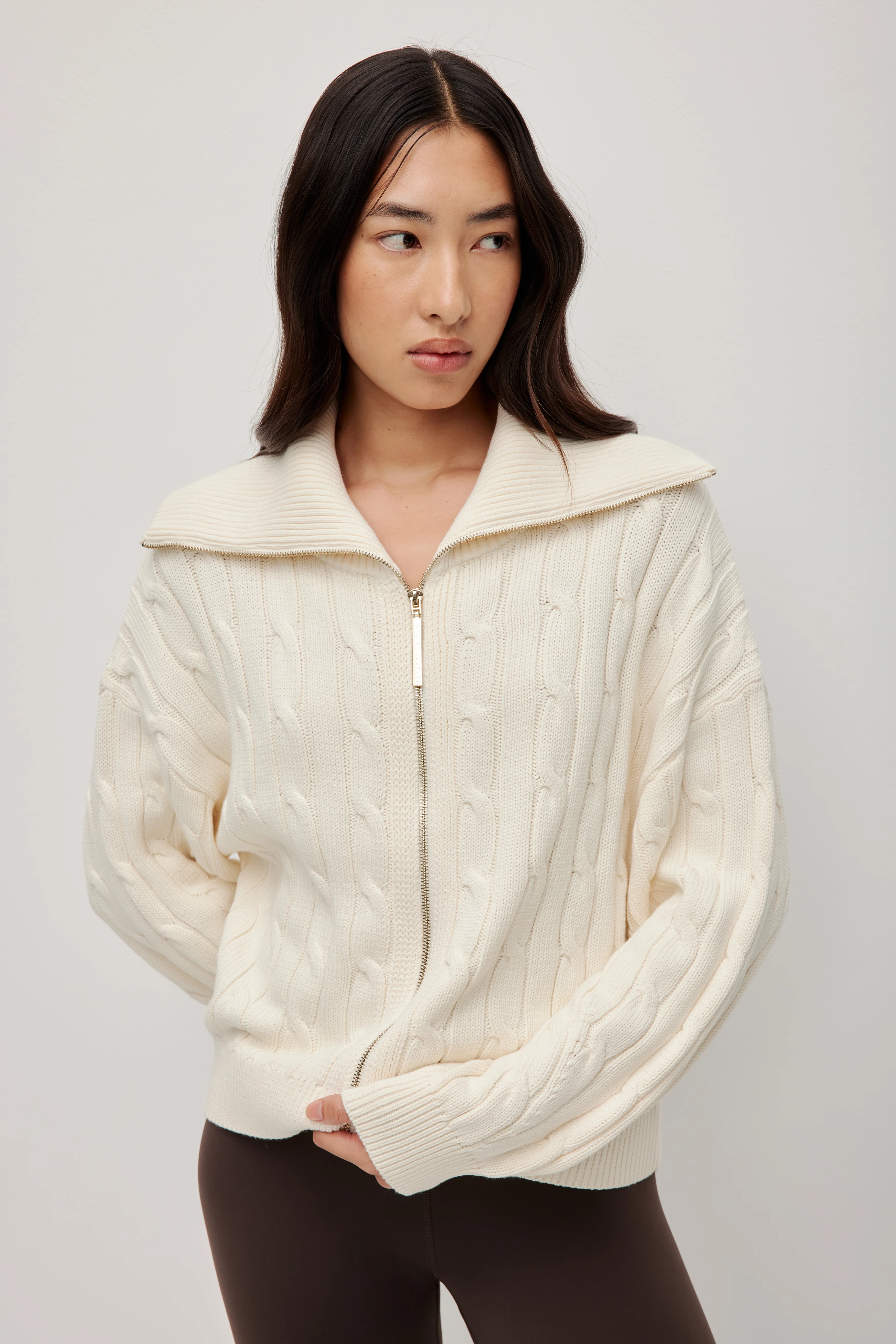 Zip Knit Jacket - Image 3