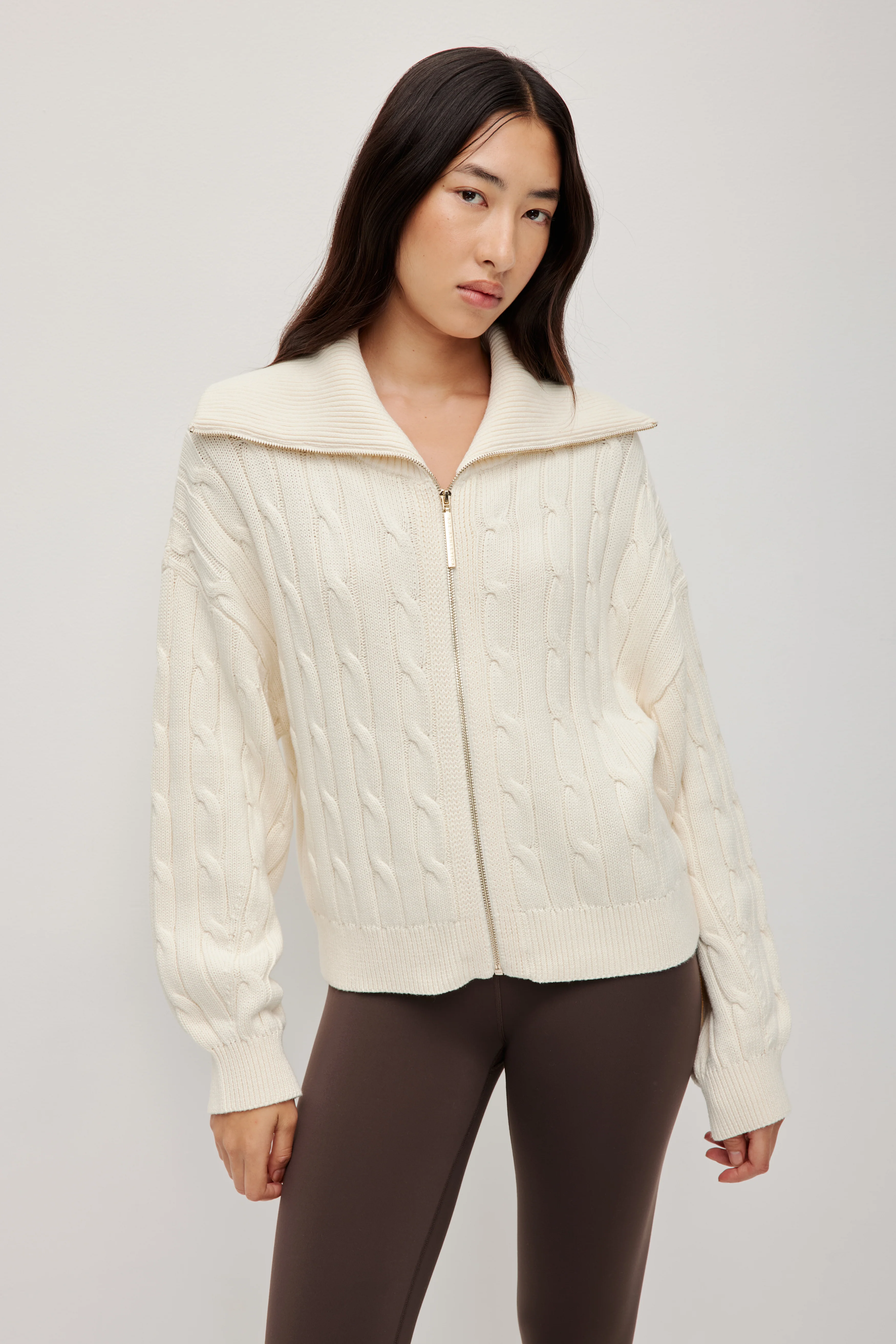 Zip Knit Jacket - Image 9